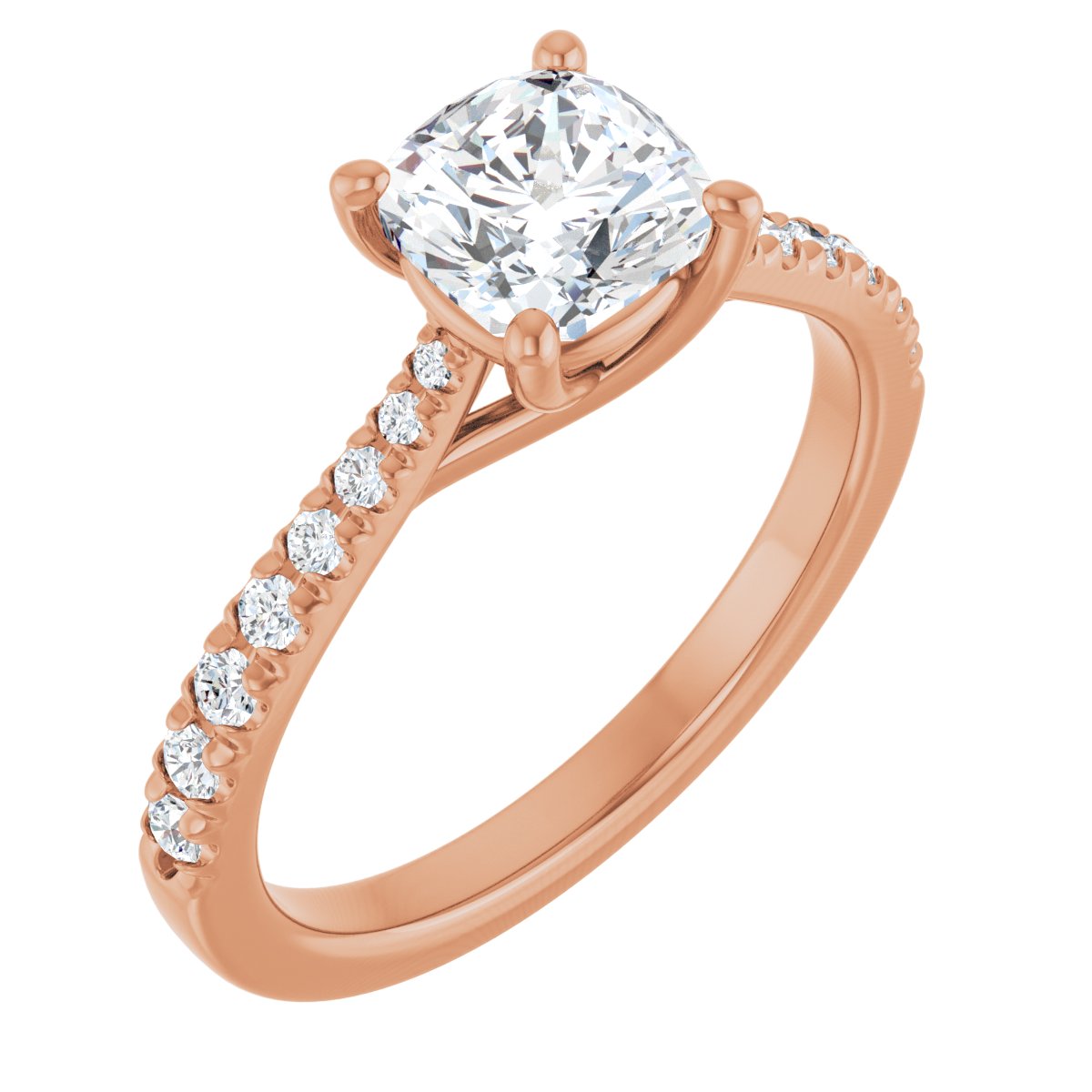 Accented Engagement Ring