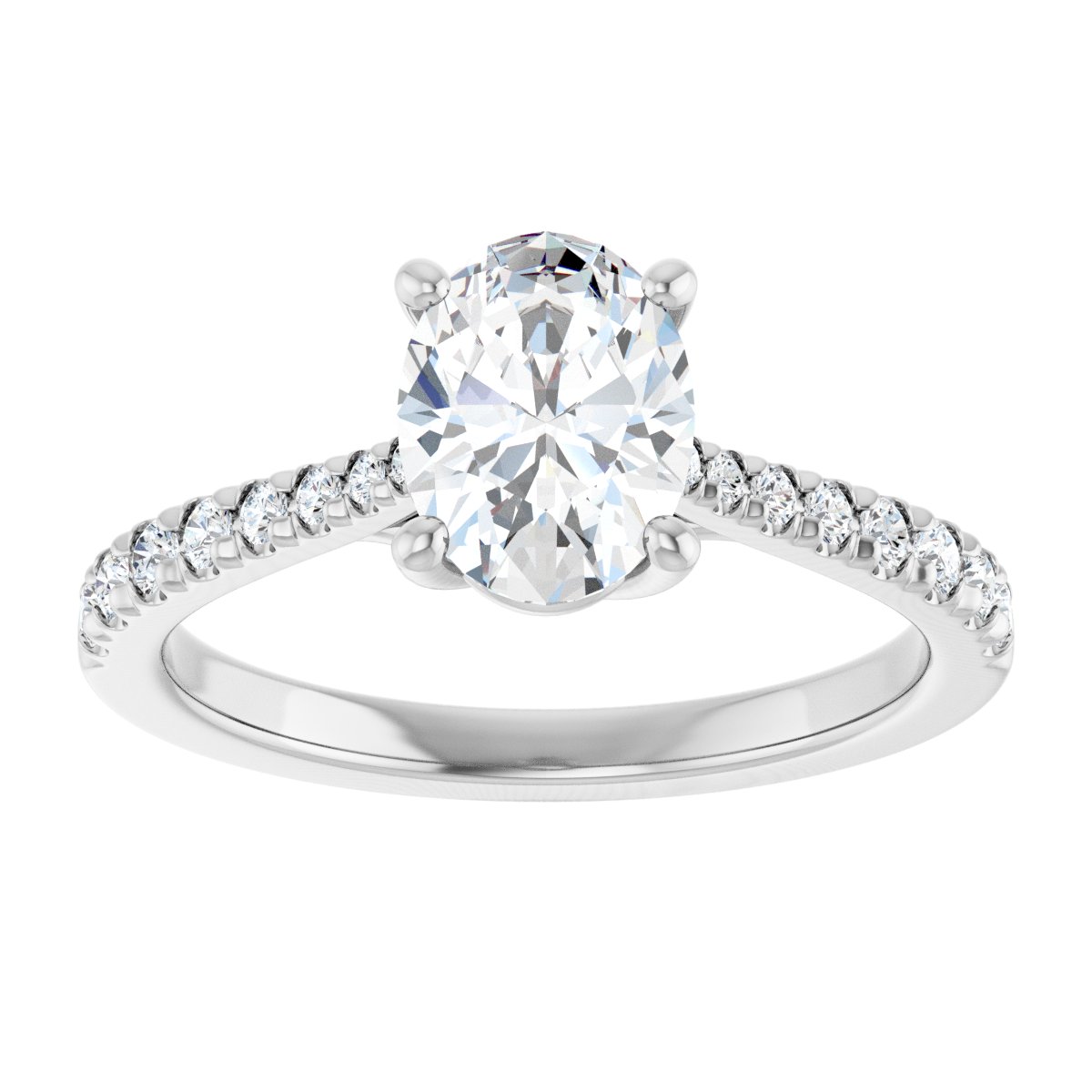 Accented Engagement Ring