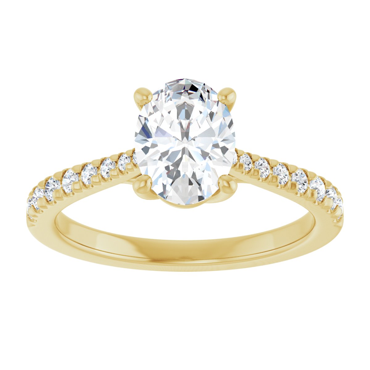 Accented Engagement Ring