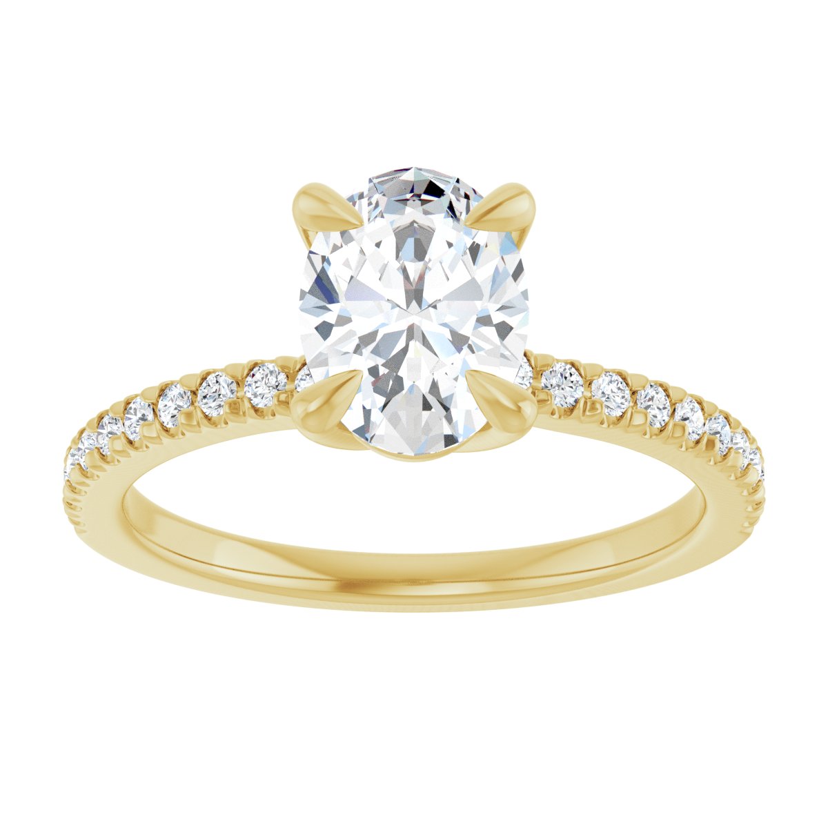 Accented Engagement Ring