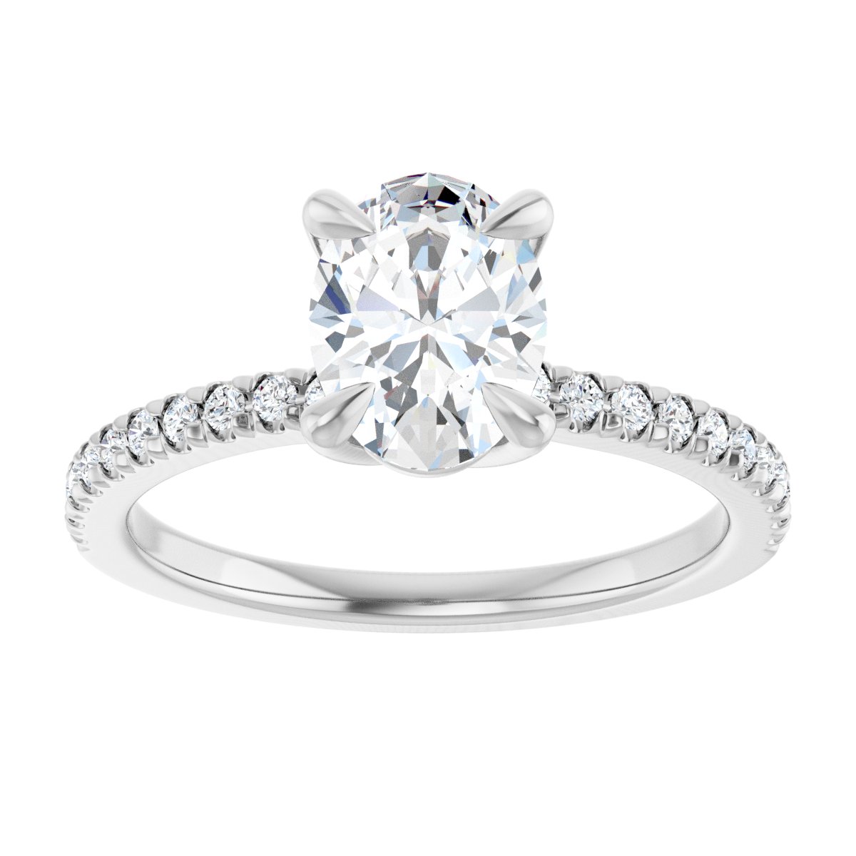 Accented Engagement Ring