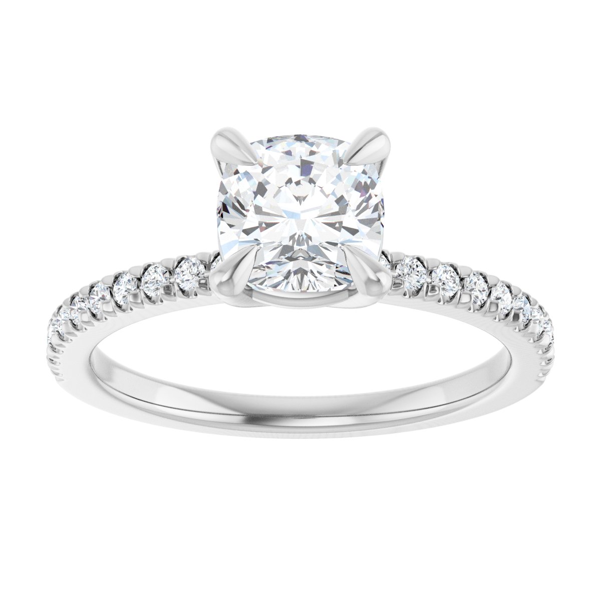Accented Engagement Ring