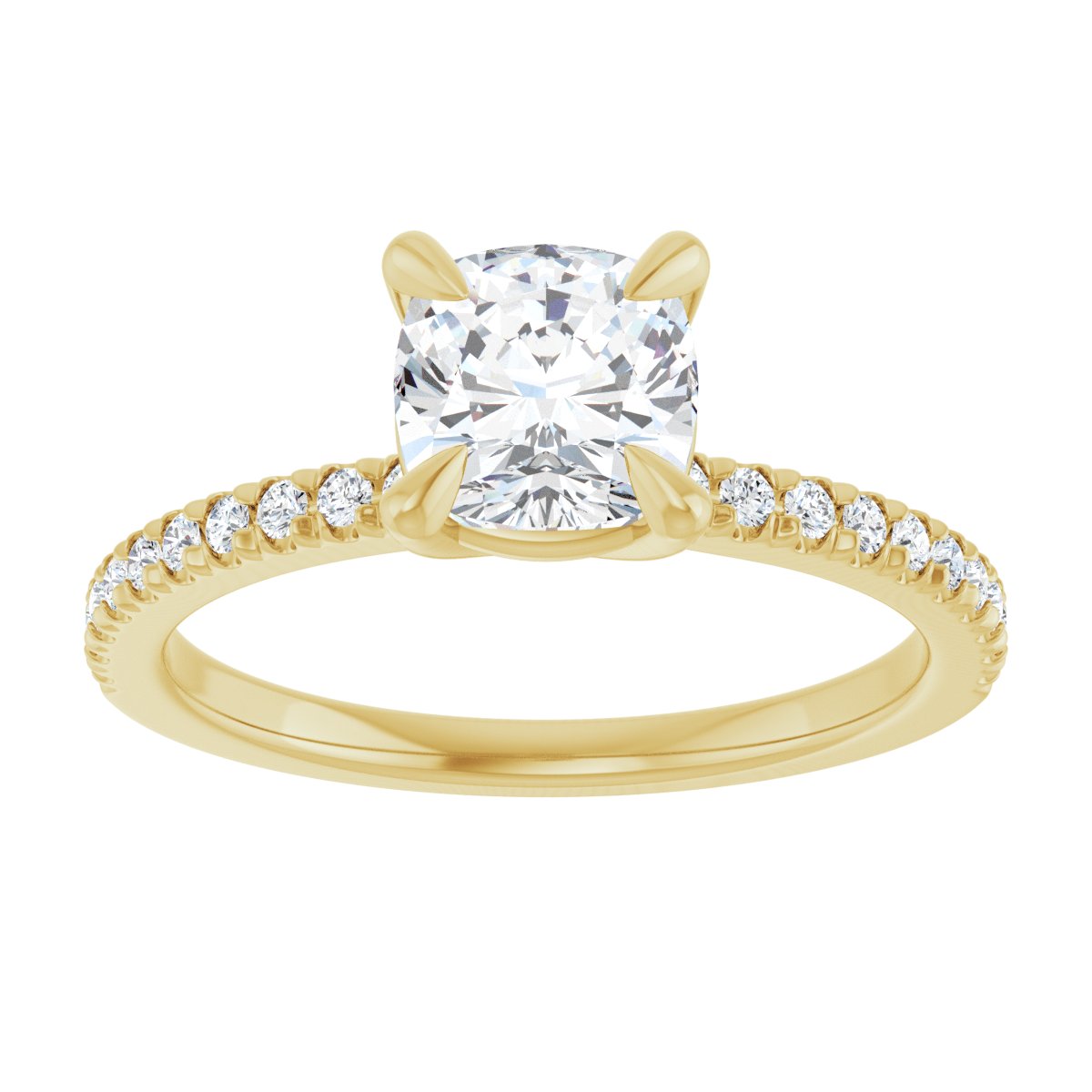 Accented Engagement Ring