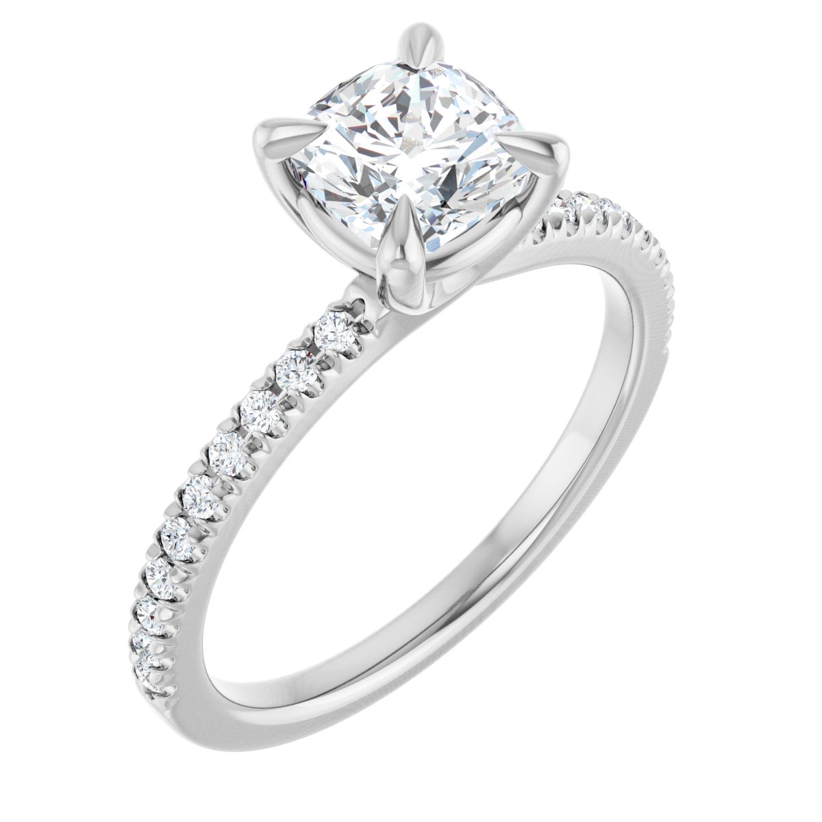 Accented Engagement Ring