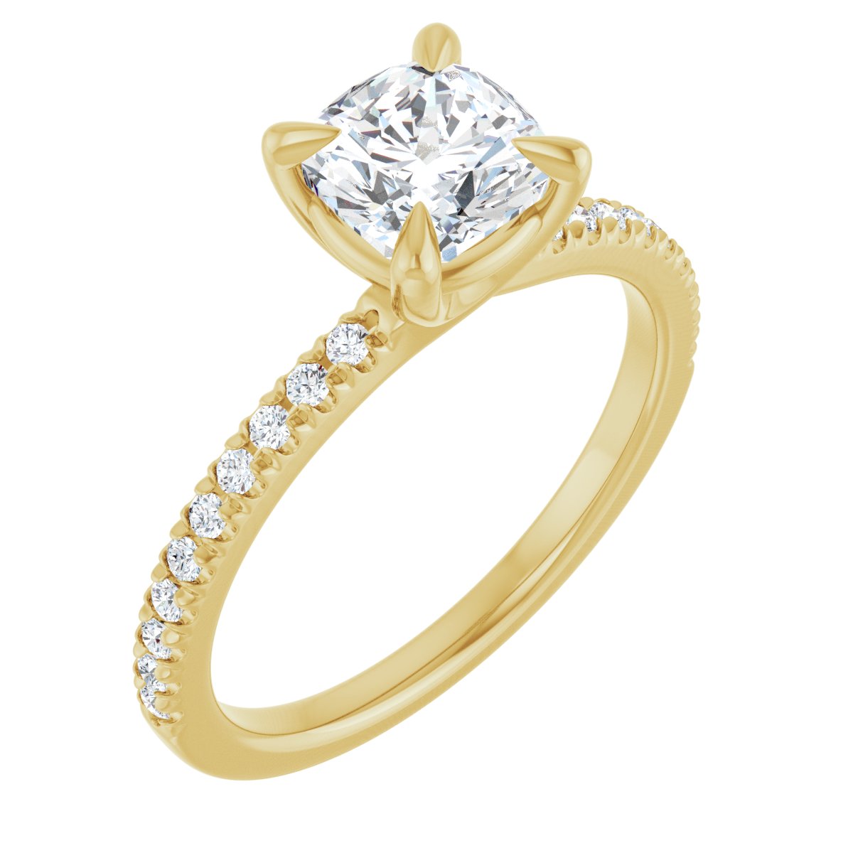 Accented Engagement Ring