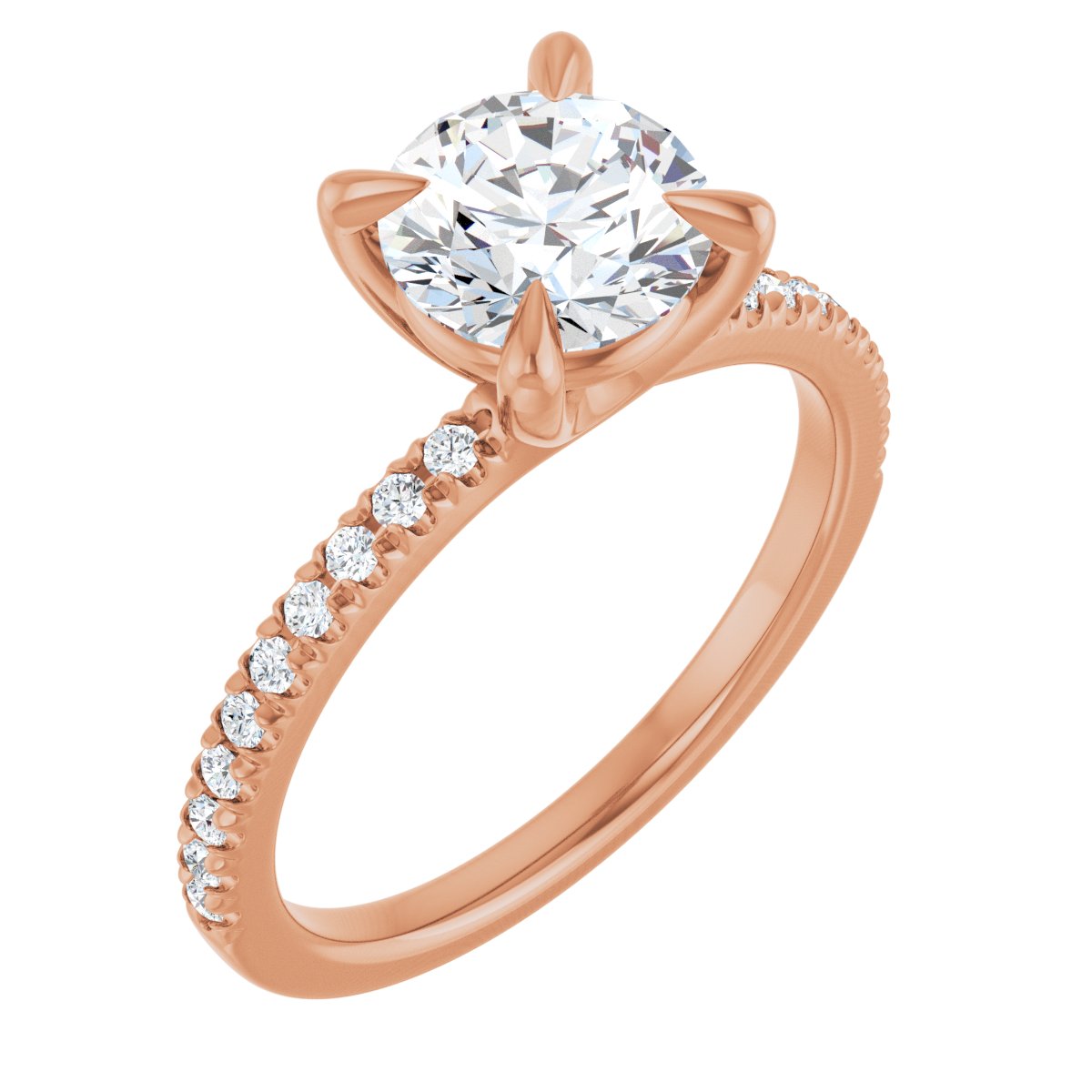 Accented Engagement Ring