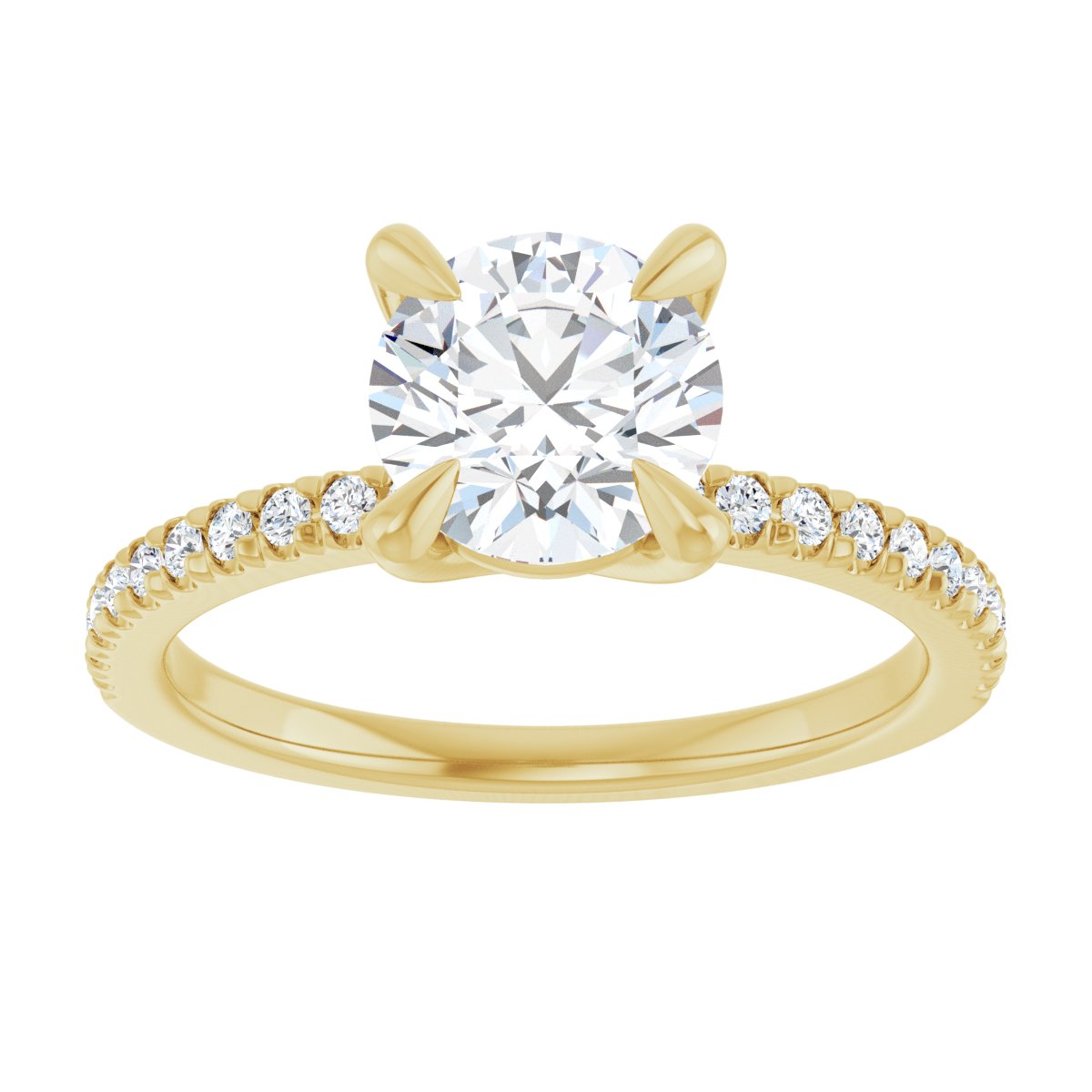 Accented Engagement Ring