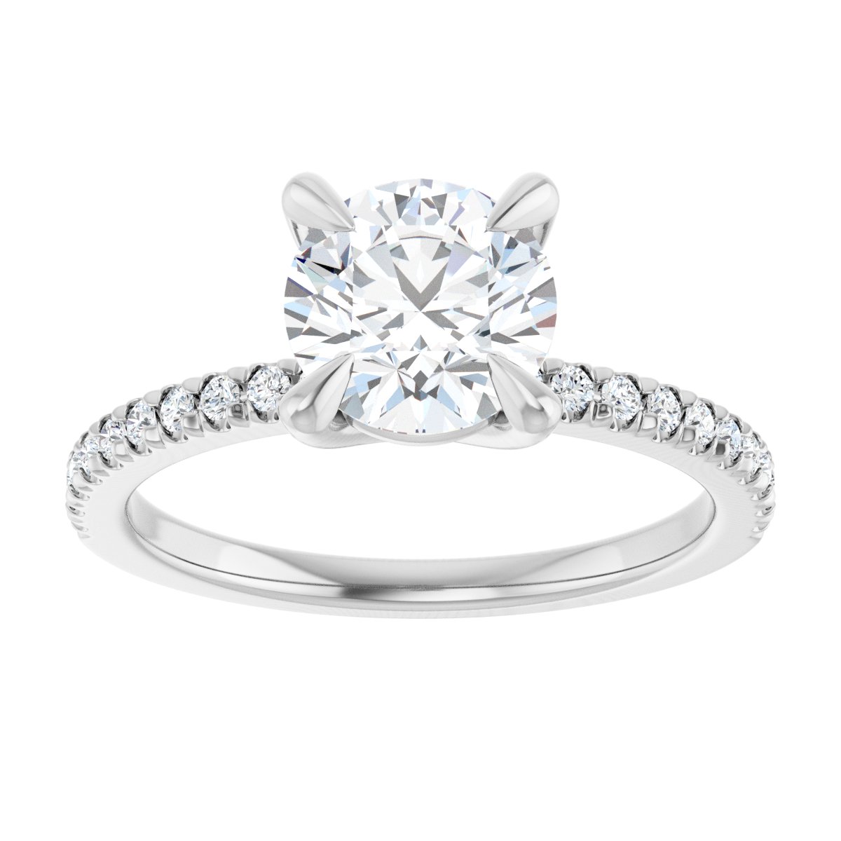 Accented Engagement Ring