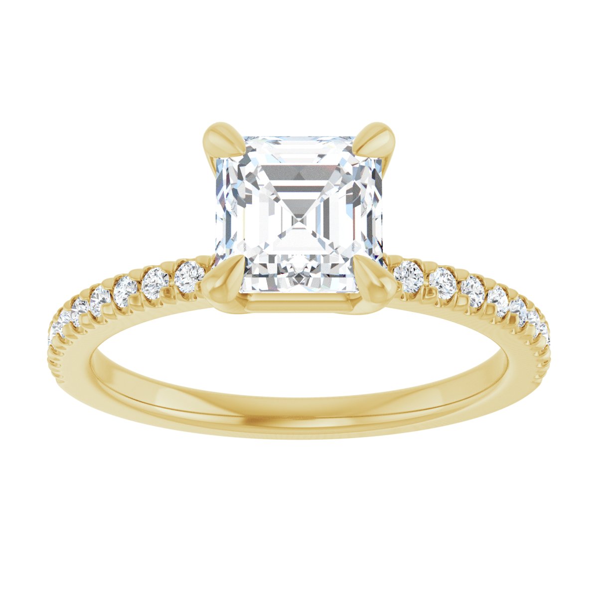 Accented Engagement Ring