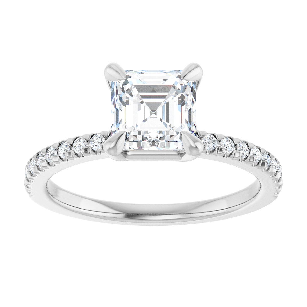Accented Engagement Ring