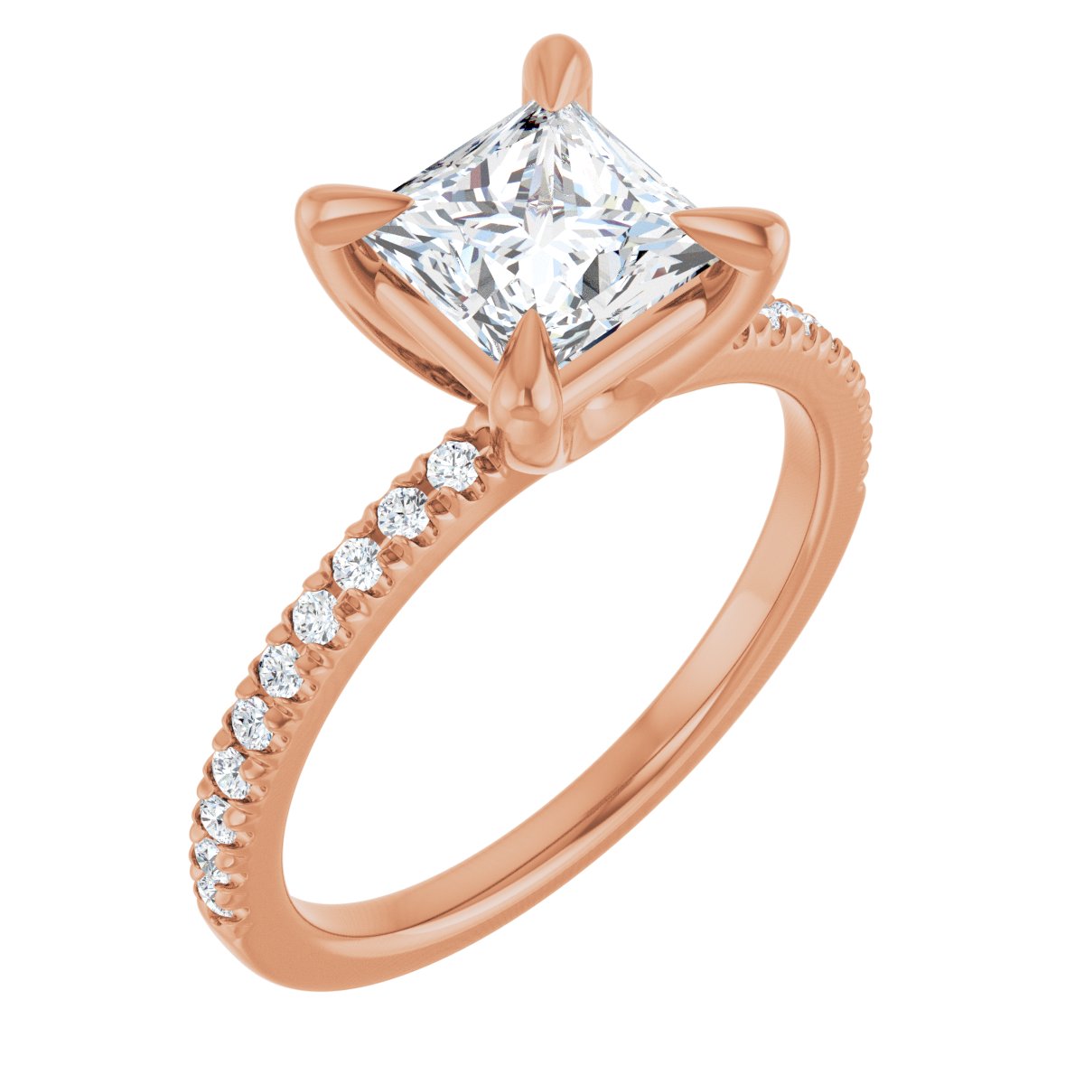 Accented Engagement Ring