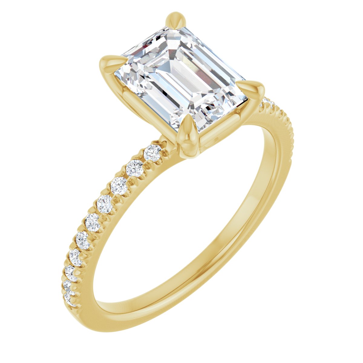 Accented Engagement Ring