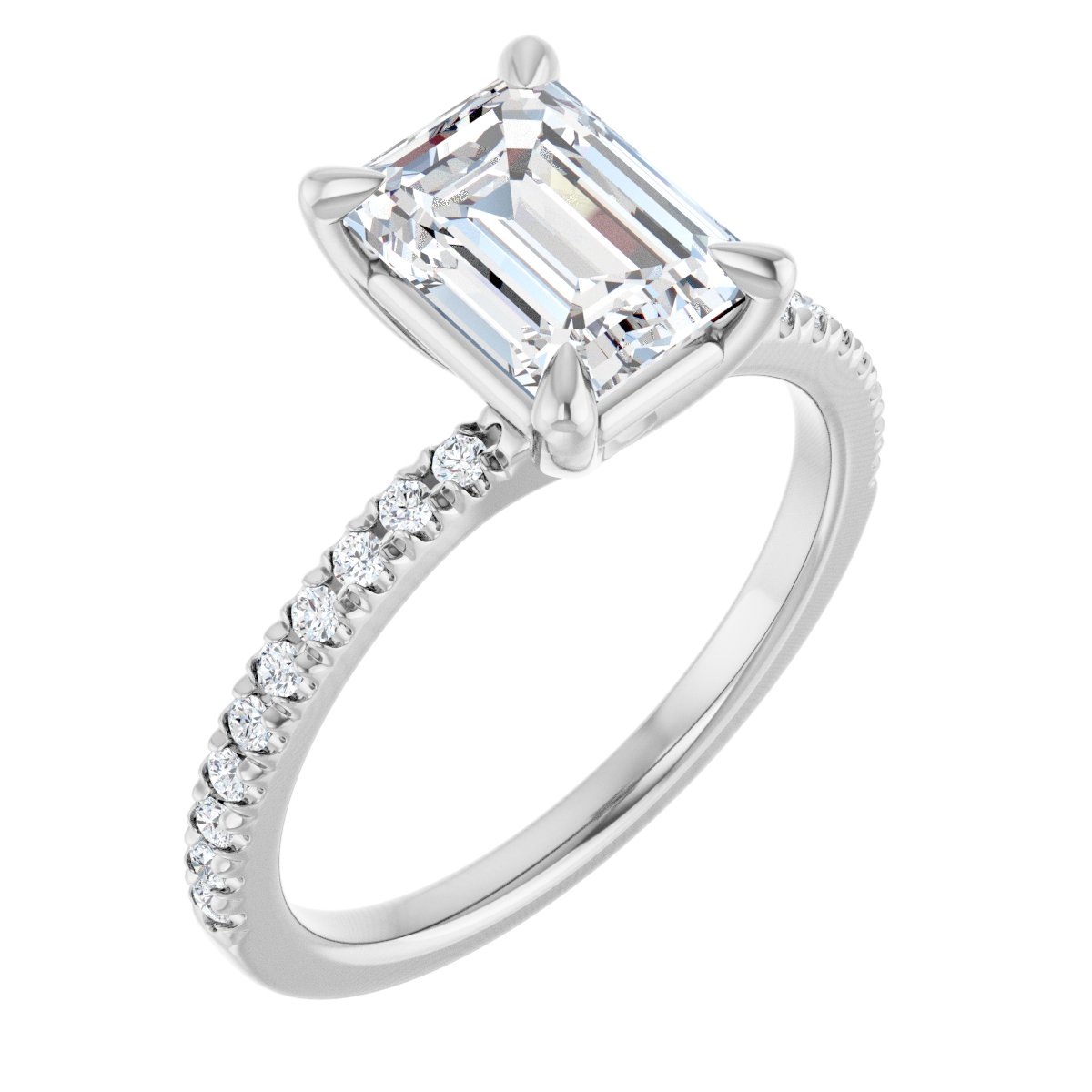 Accented Engagement Ring