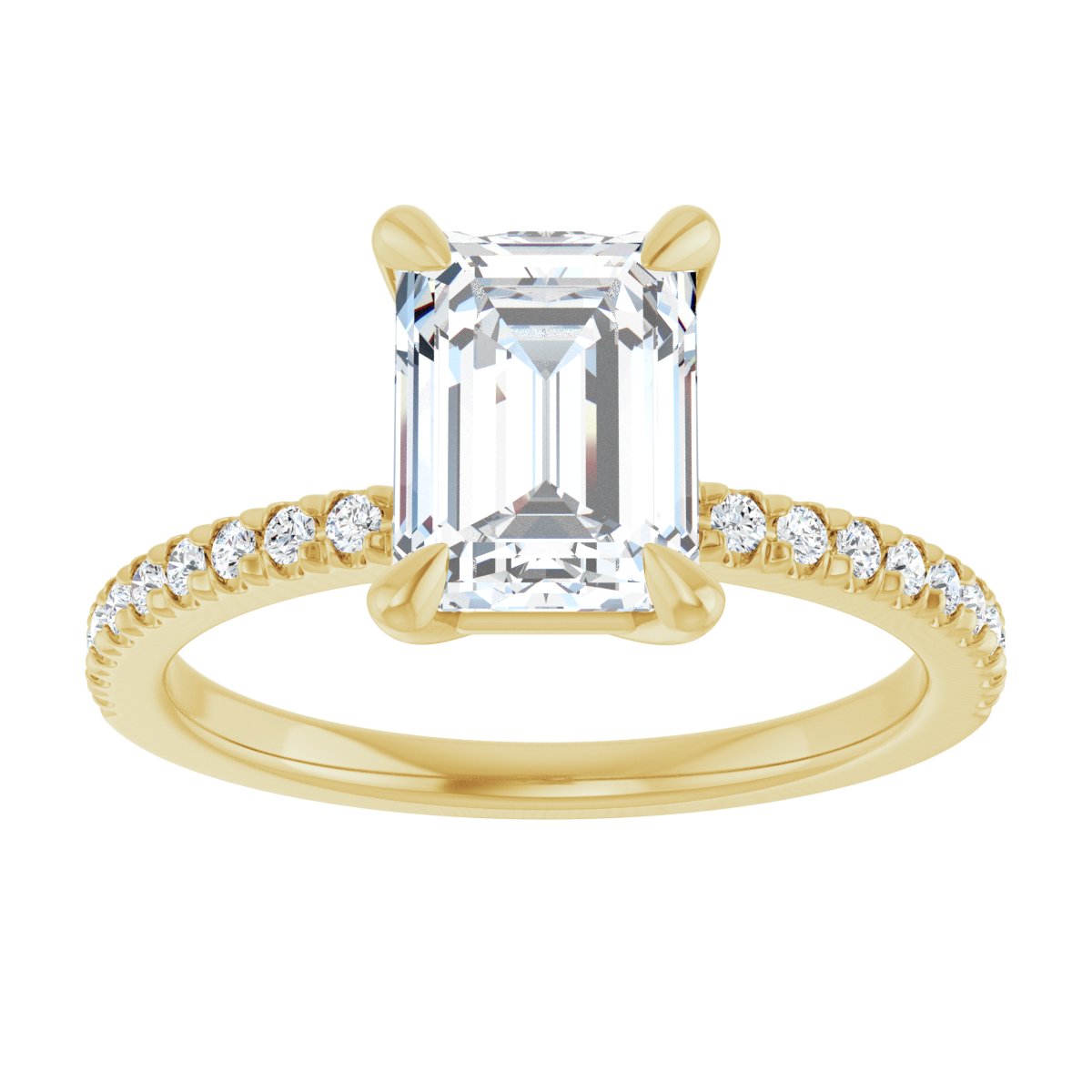 Accented Engagement Ring