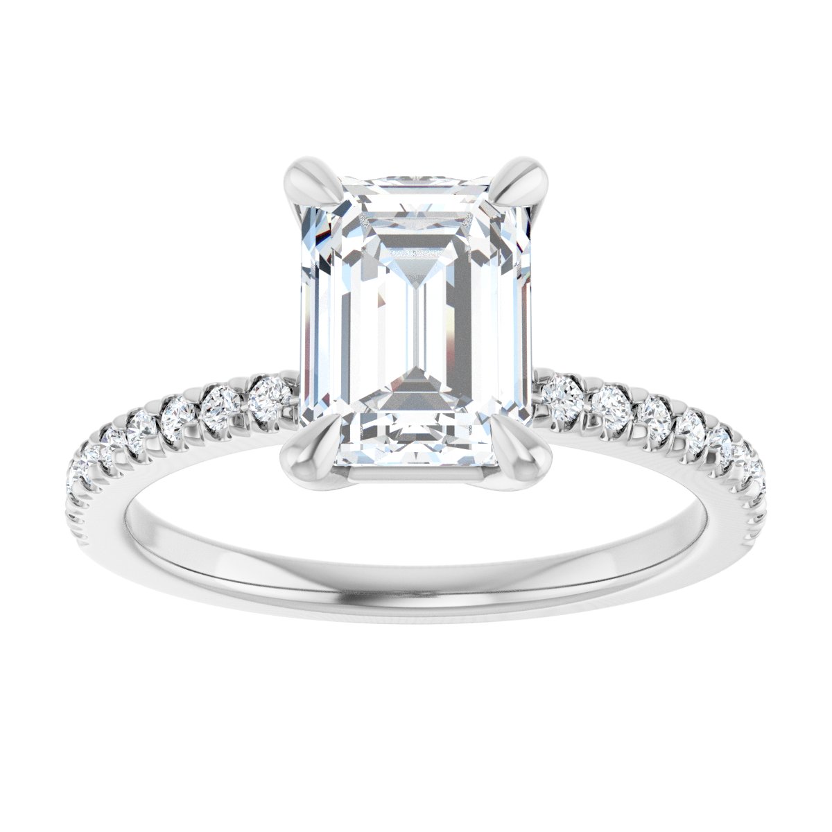 Accented Engagement Ring