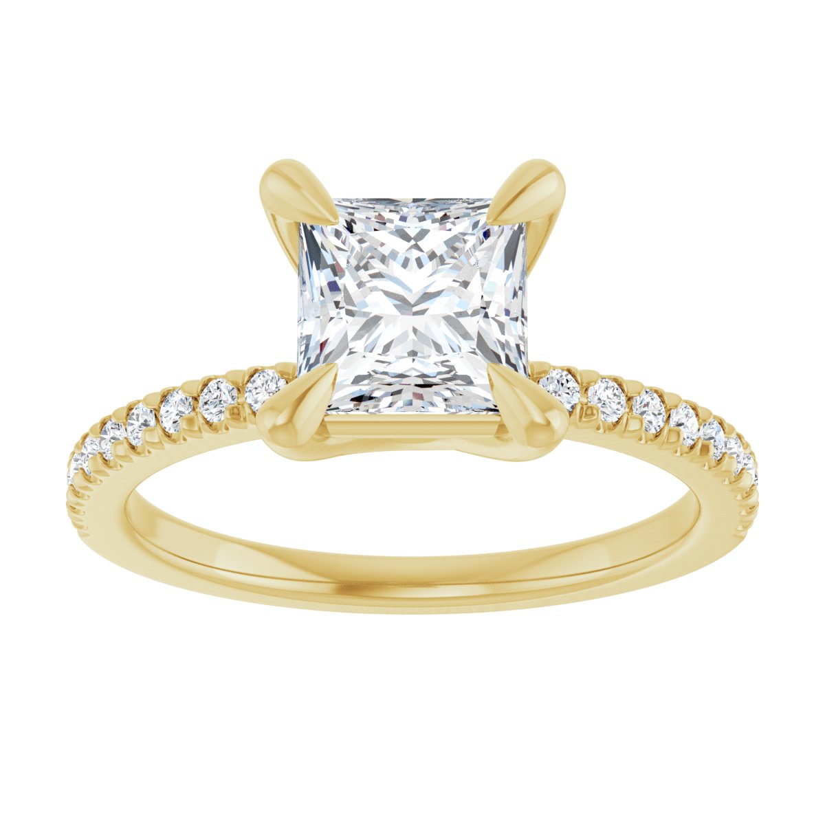 Accented Engagement Ring