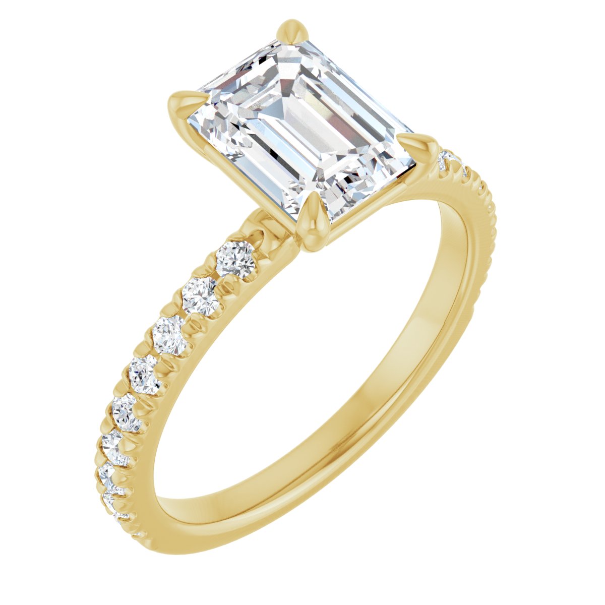 Accented Engagement Ring