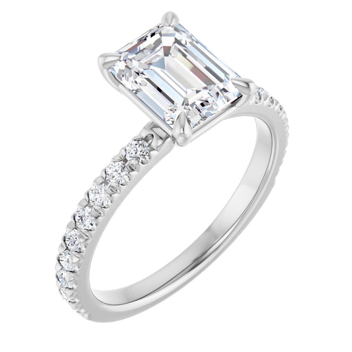 Accented Engagement Ring
