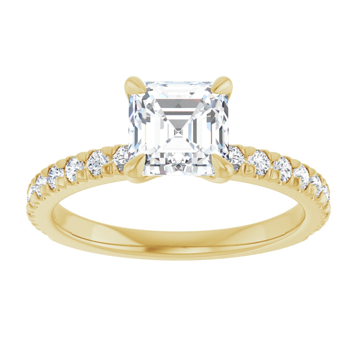 Accented Engagement Ring