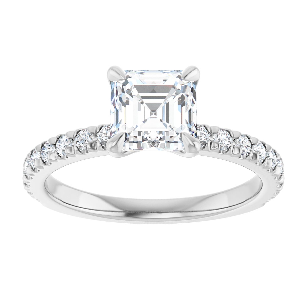 Accented Engagement Ring