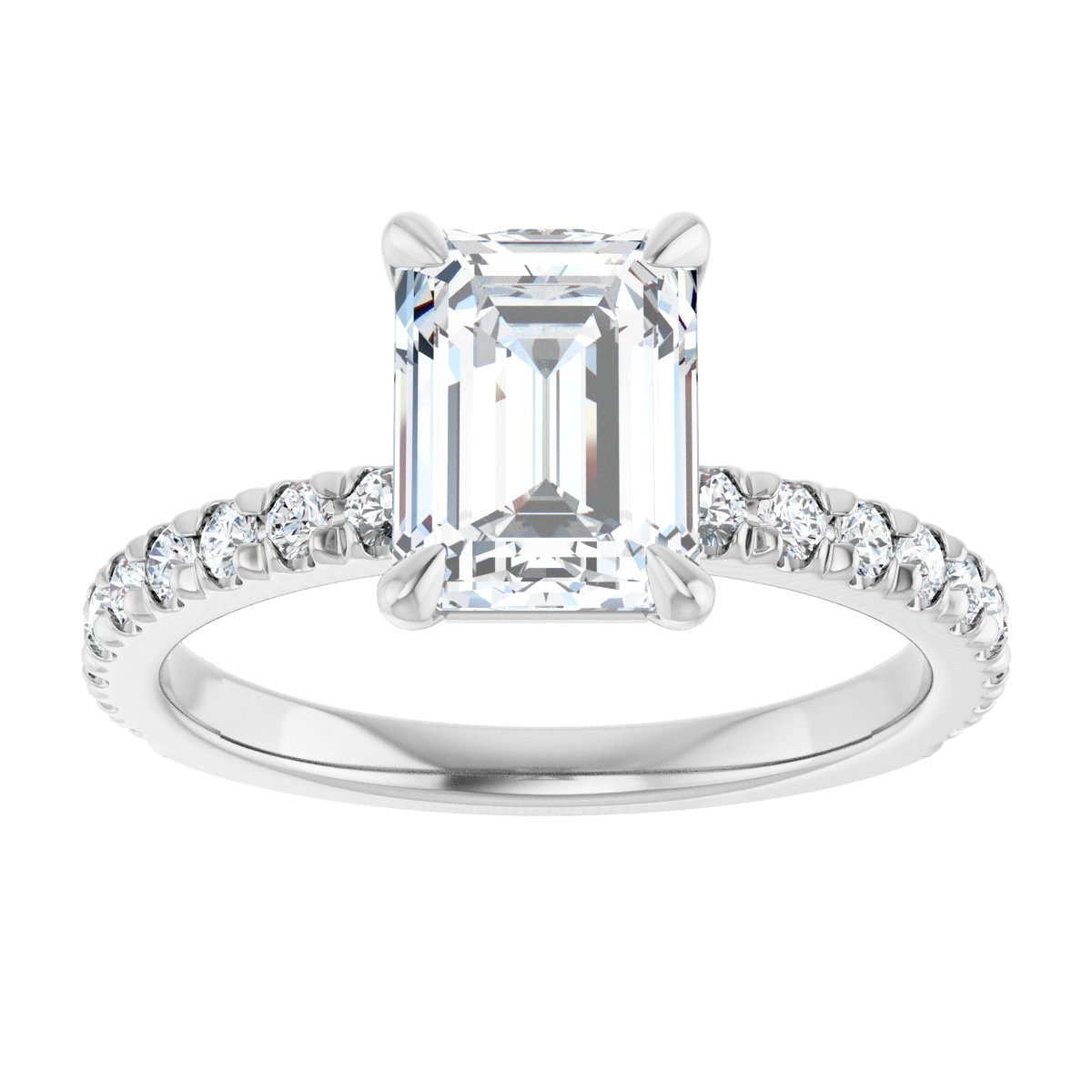 Accented Engagement Ring