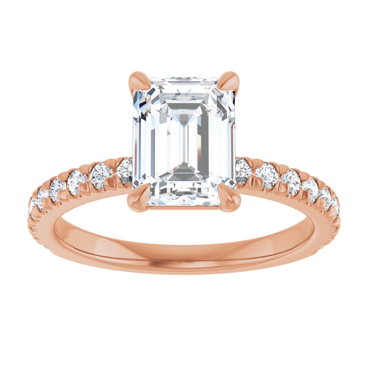 Accented Engagement Ring
