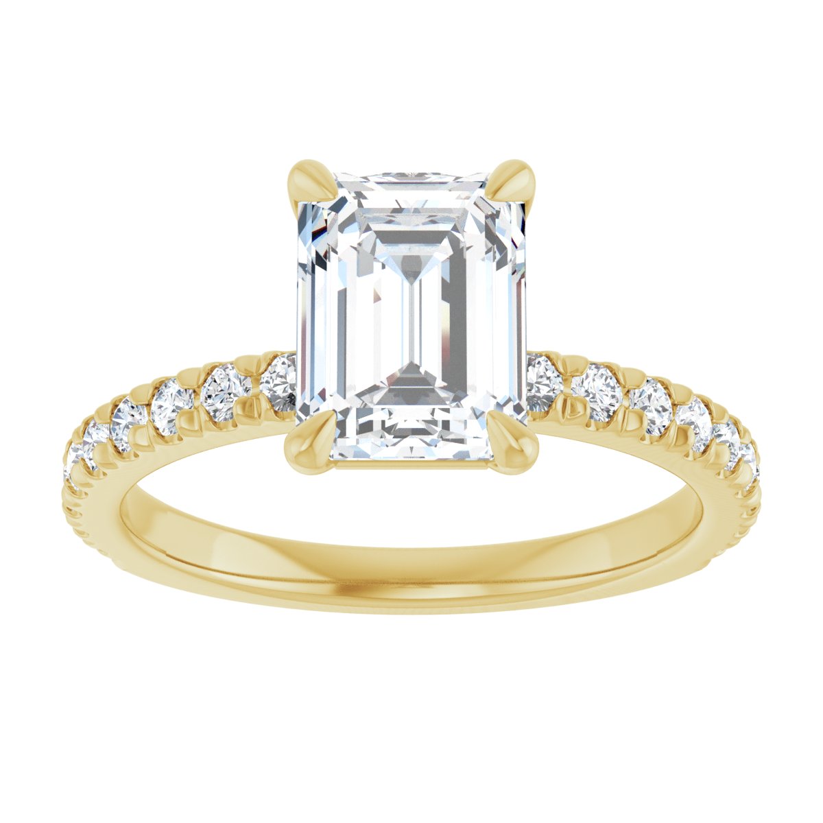 Accented Engagement Ring