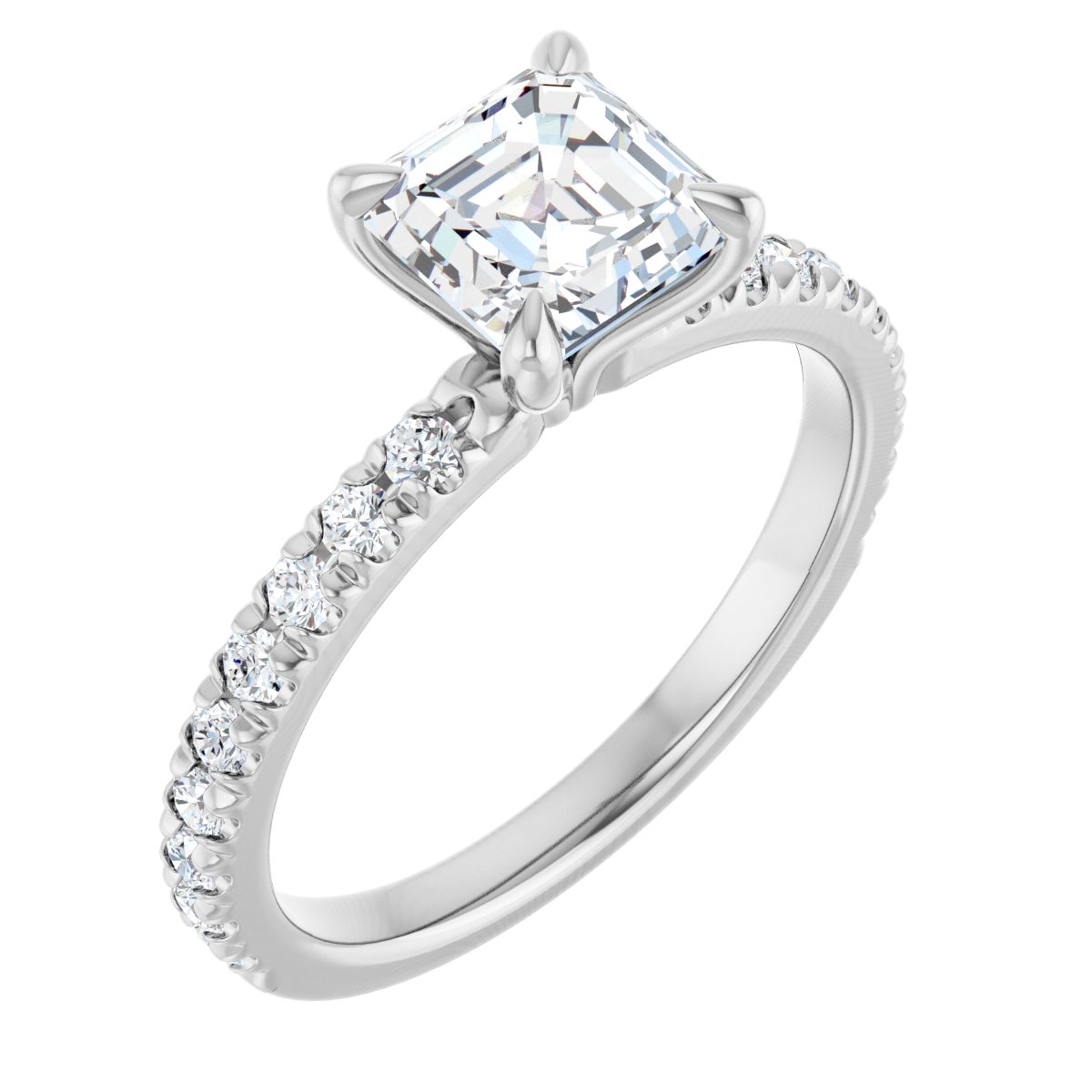 Accented Engagement Ring