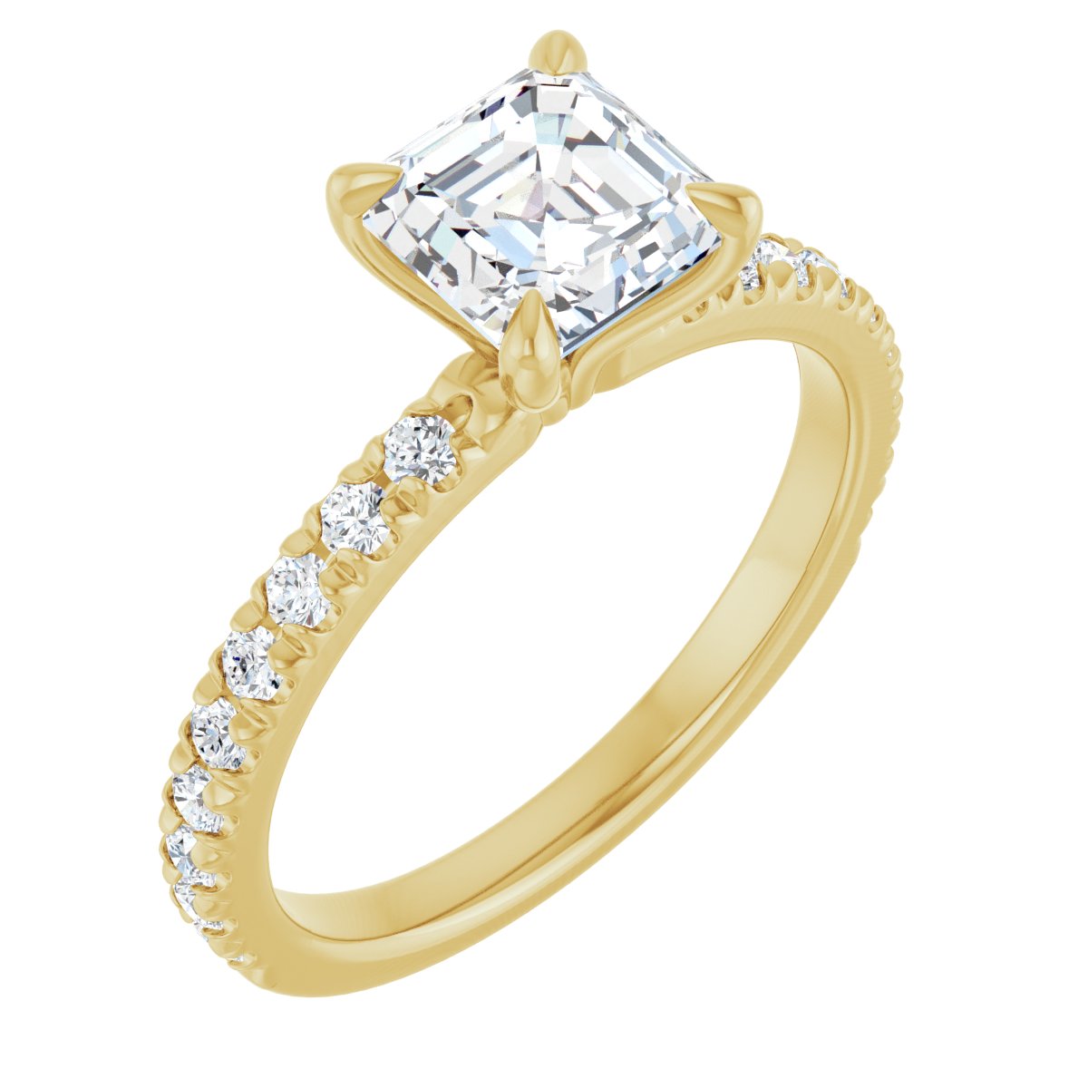 Accented Engagement Ring