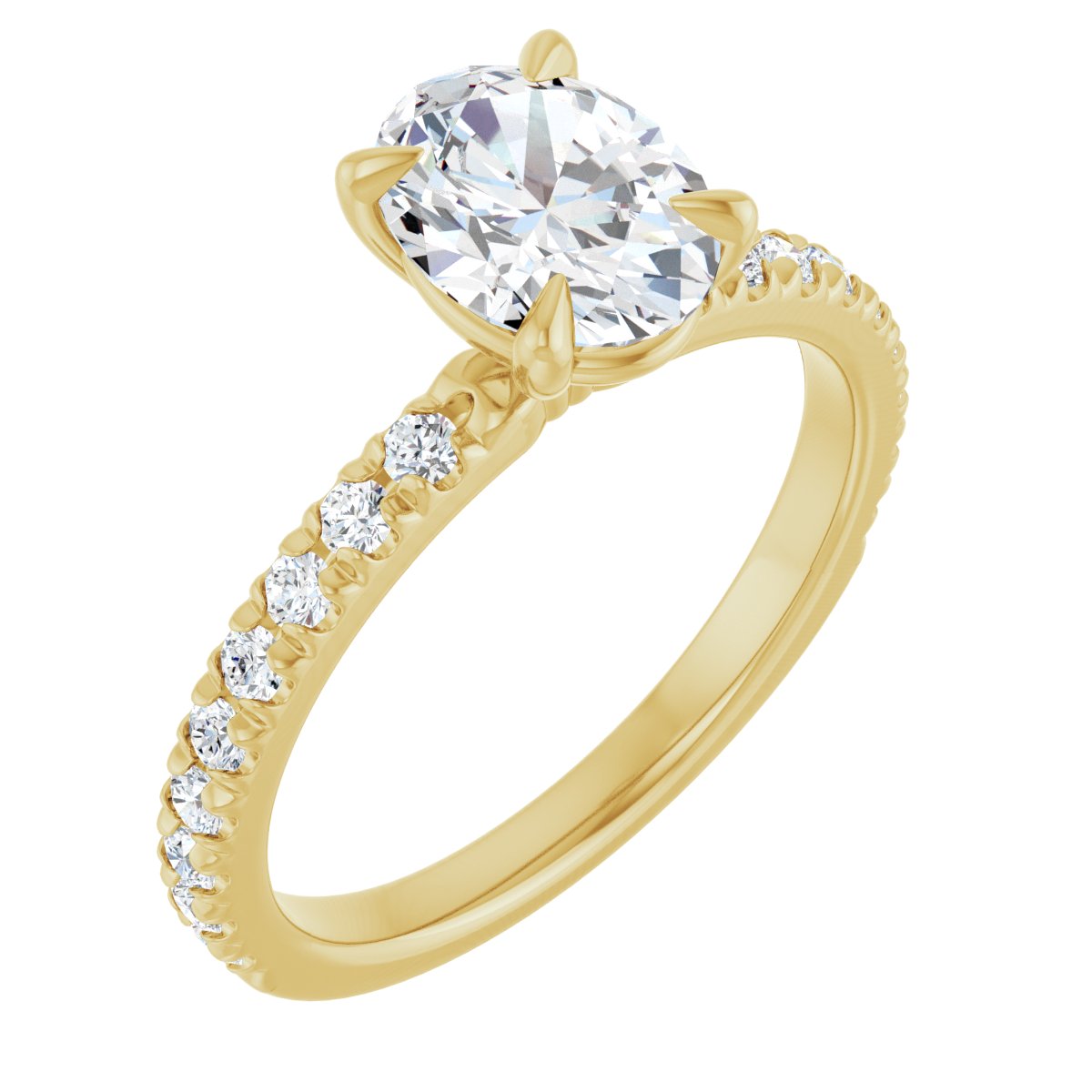 Accented Engagement Ring