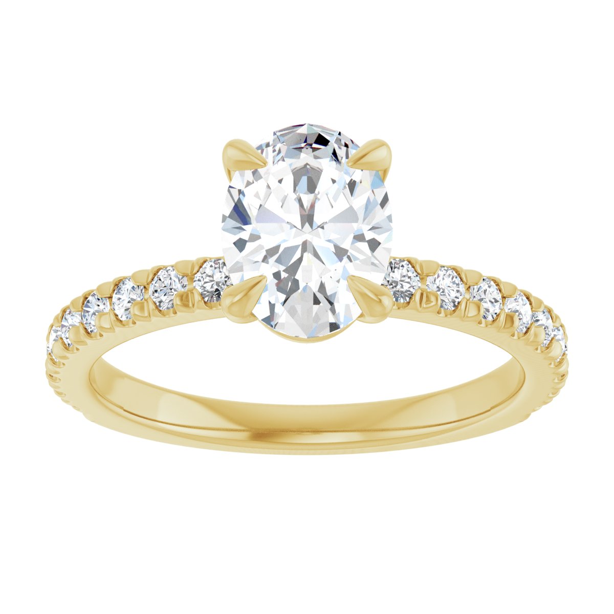 Accented Engagement Ring