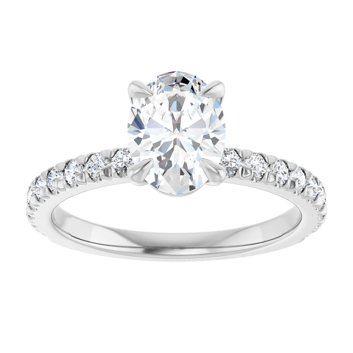 Accented Engagement Ring