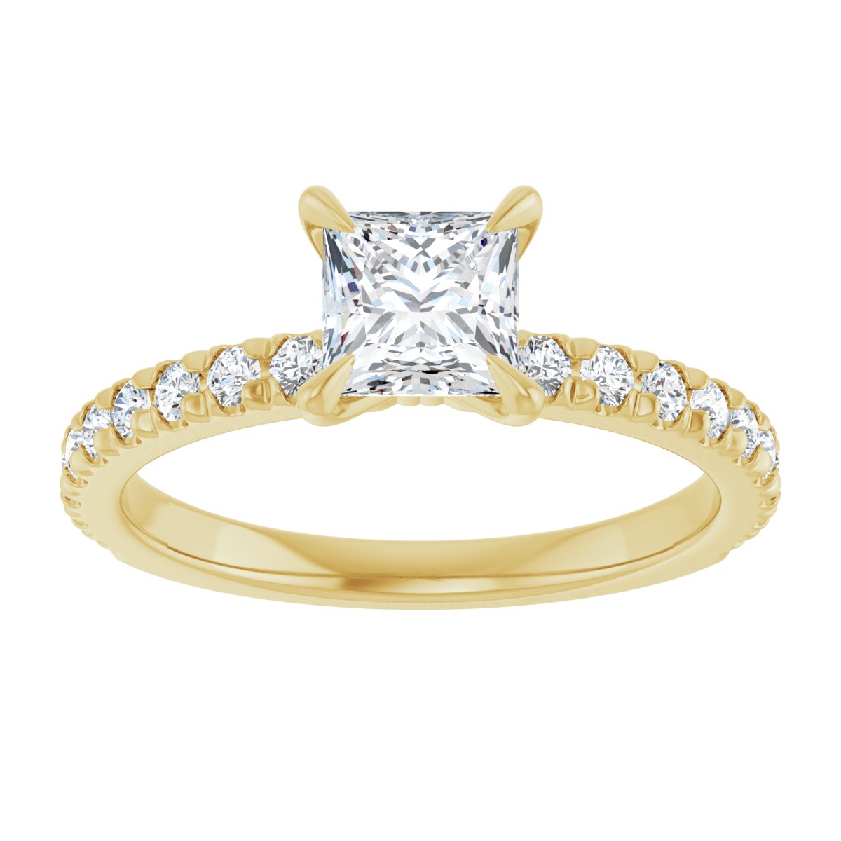 Accented Engagement Ring