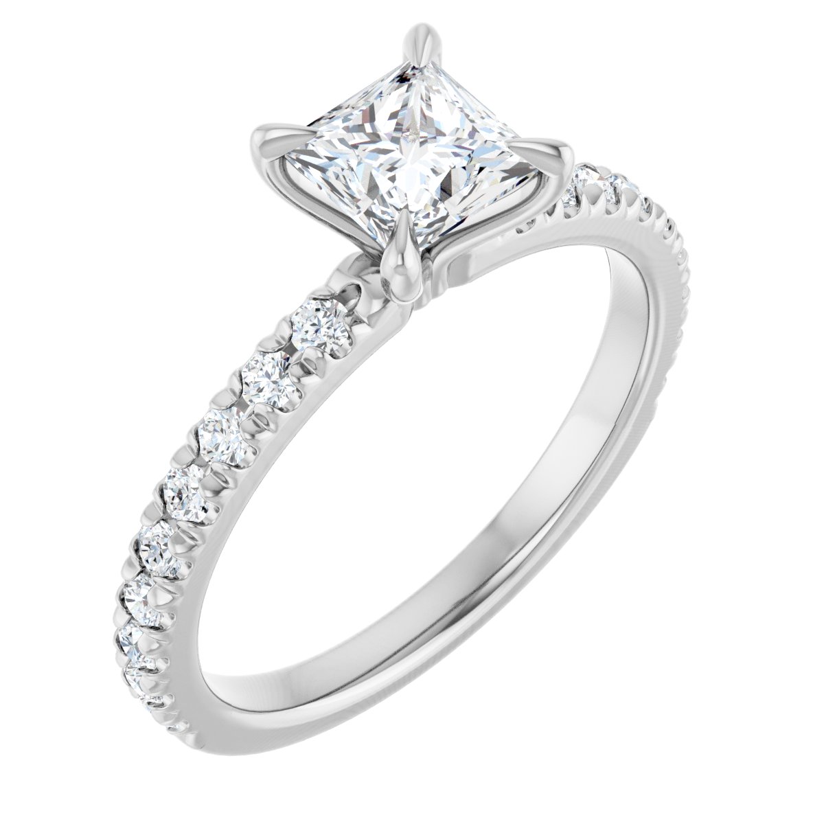 Accented Engagement Ring