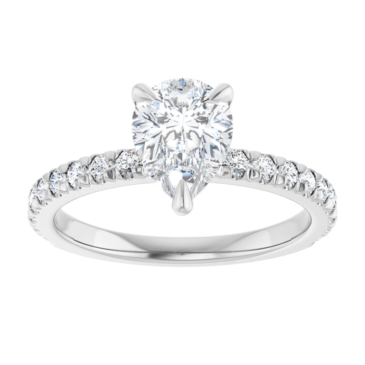 Accented Engagement Ring