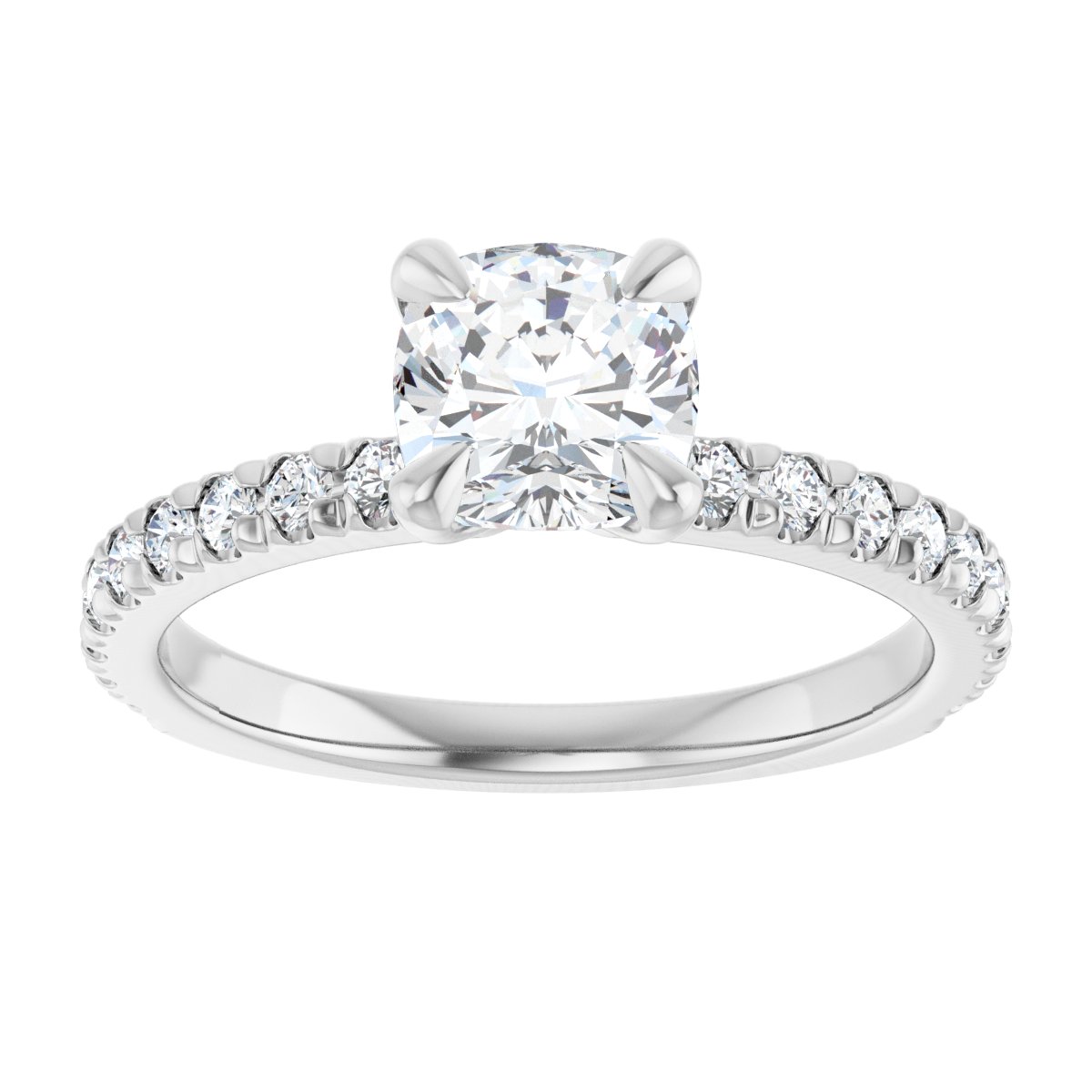 Accented Engagement Ring