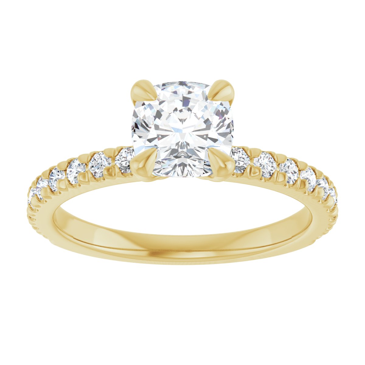 Accented Engagement Ring