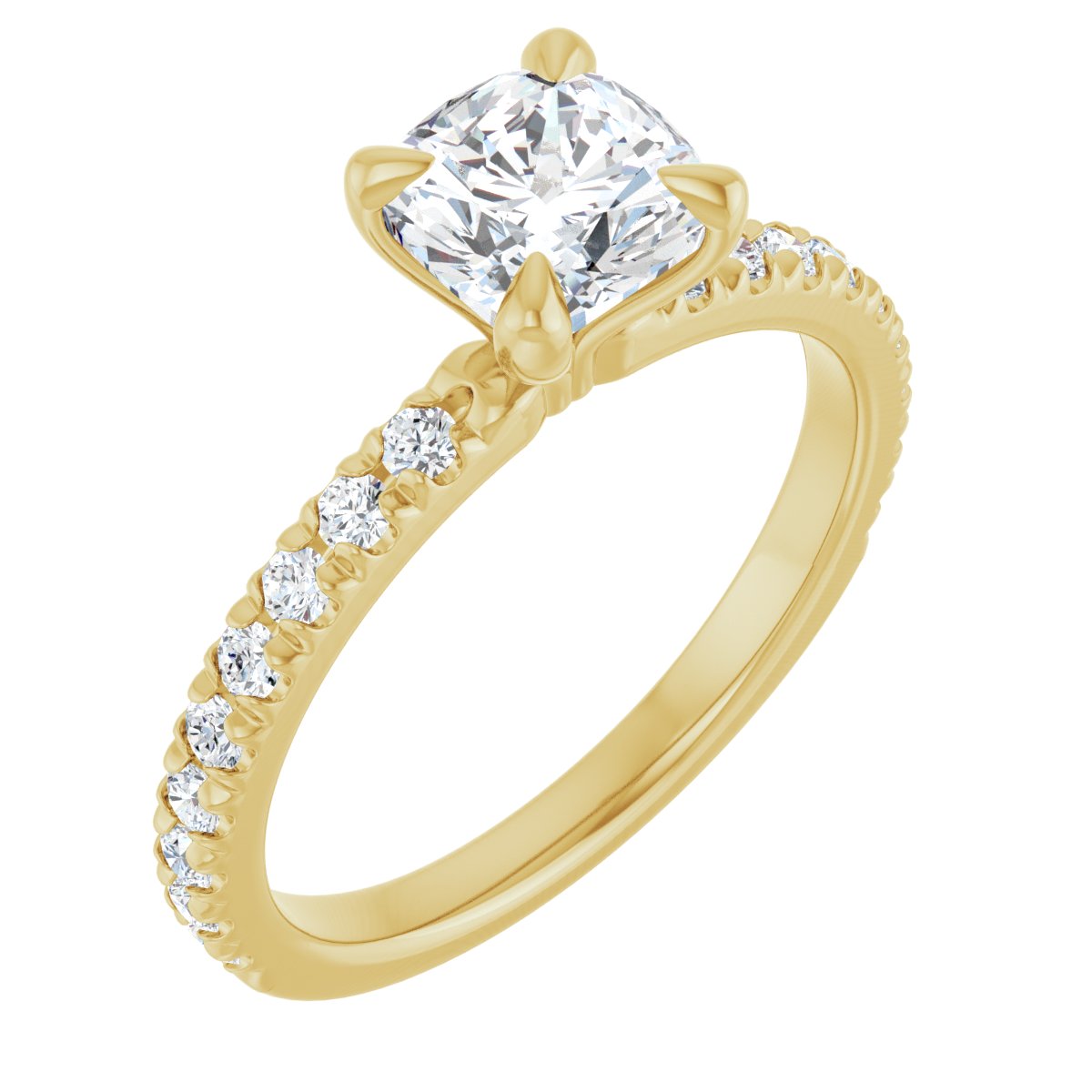 Accented Engagement Ring