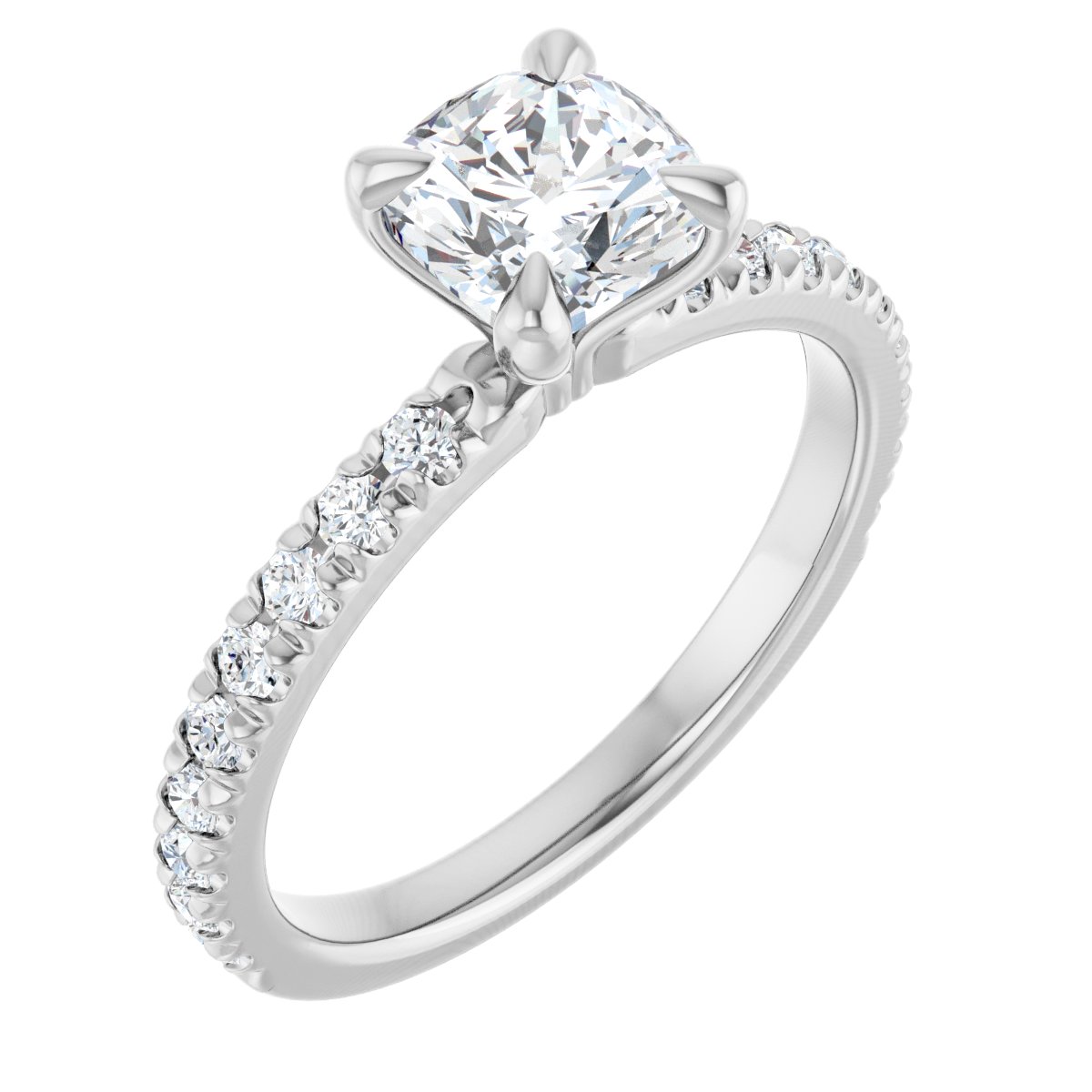 Accented Engagement Ring