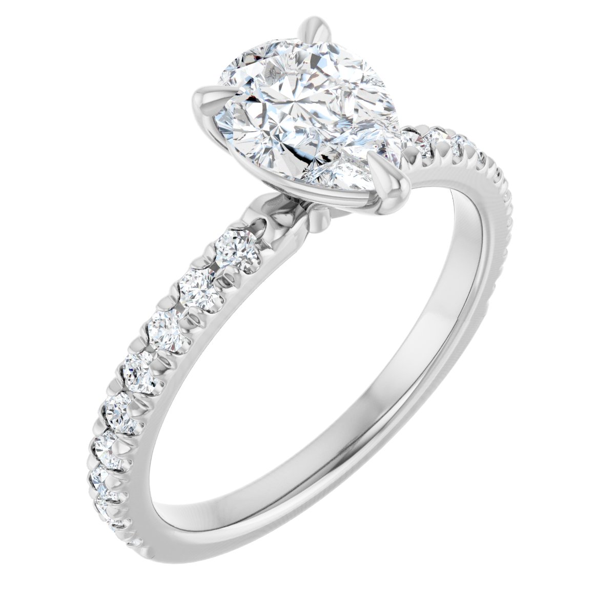 Accented Engagement Ring