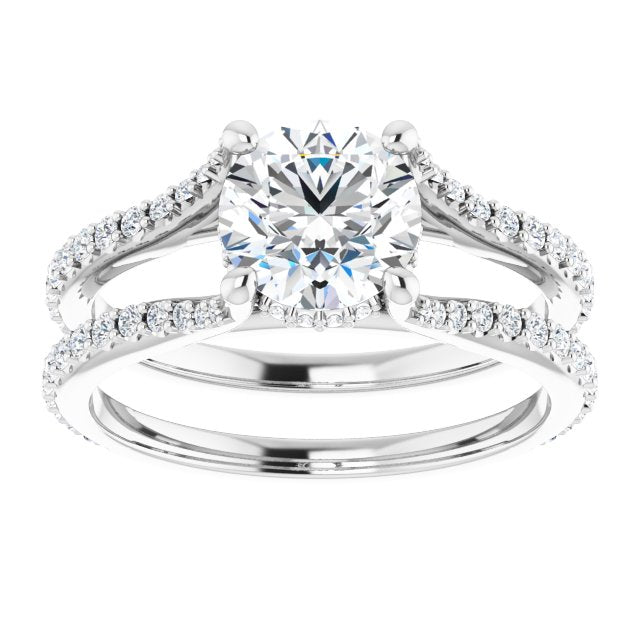 Accented Engagement Ring