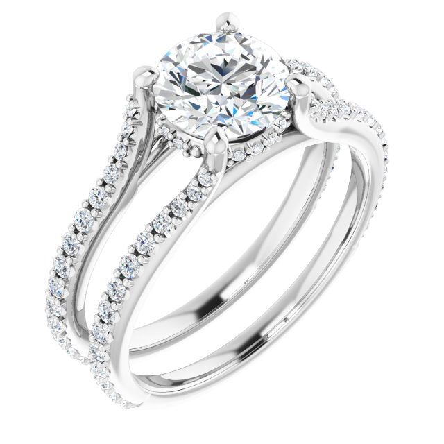 Accented Engagement Ring