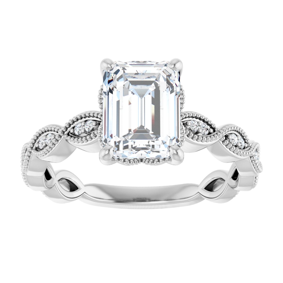 Accented Engagement Ring