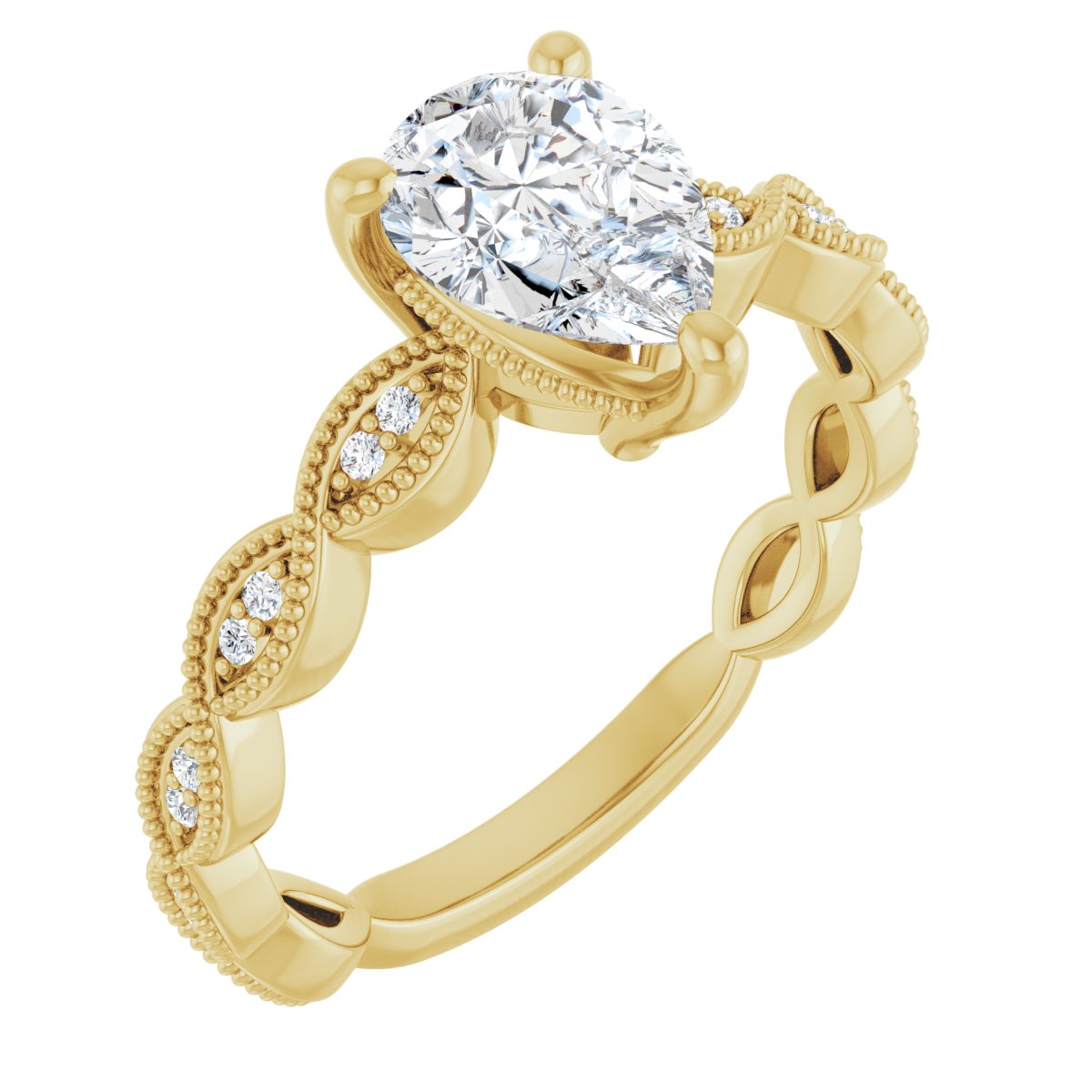 Accented Engagement Ring