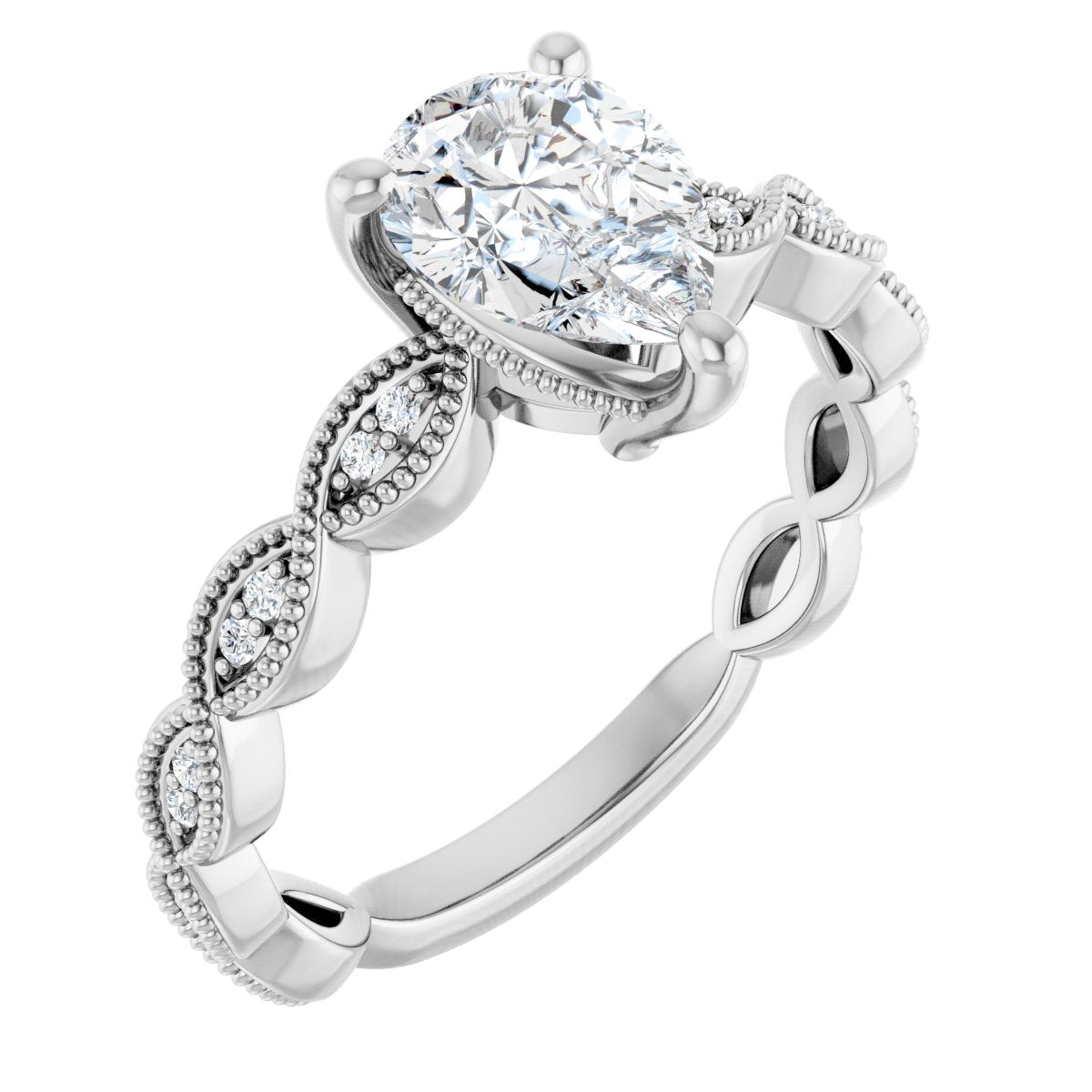 Accented Engagement Ring