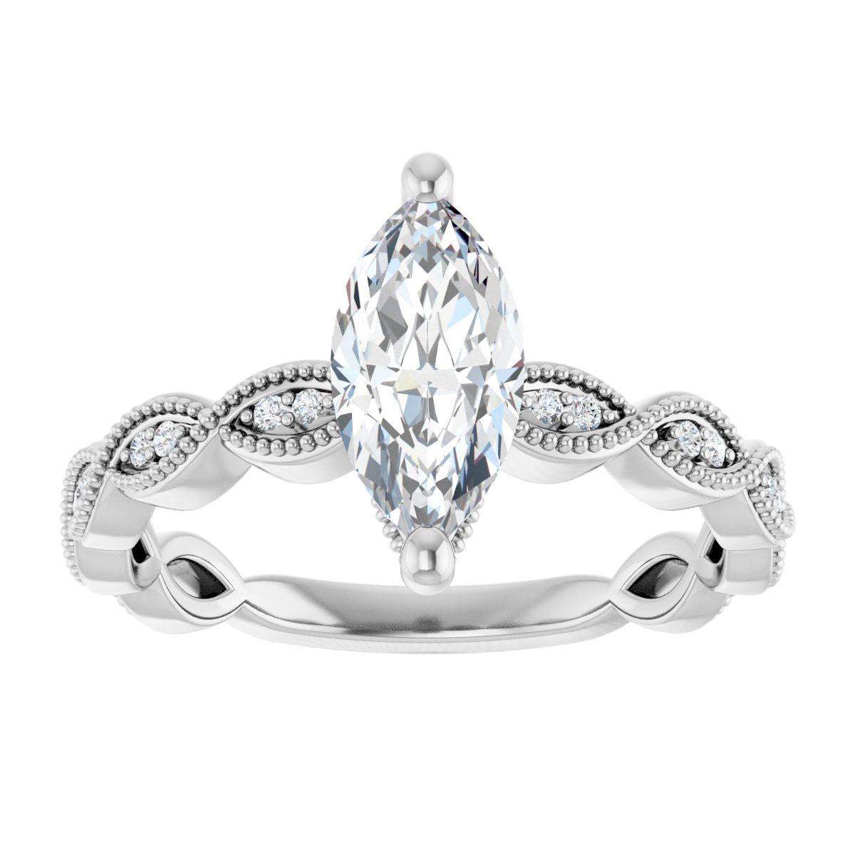 Accented Engagement Ring