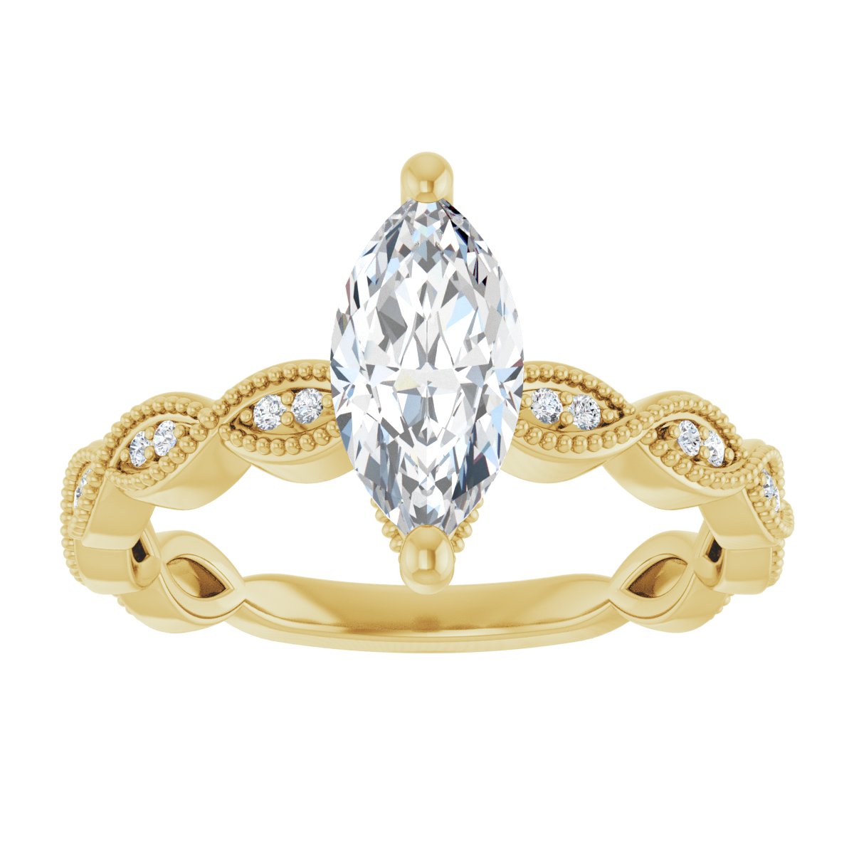 Accented Engagement Ring