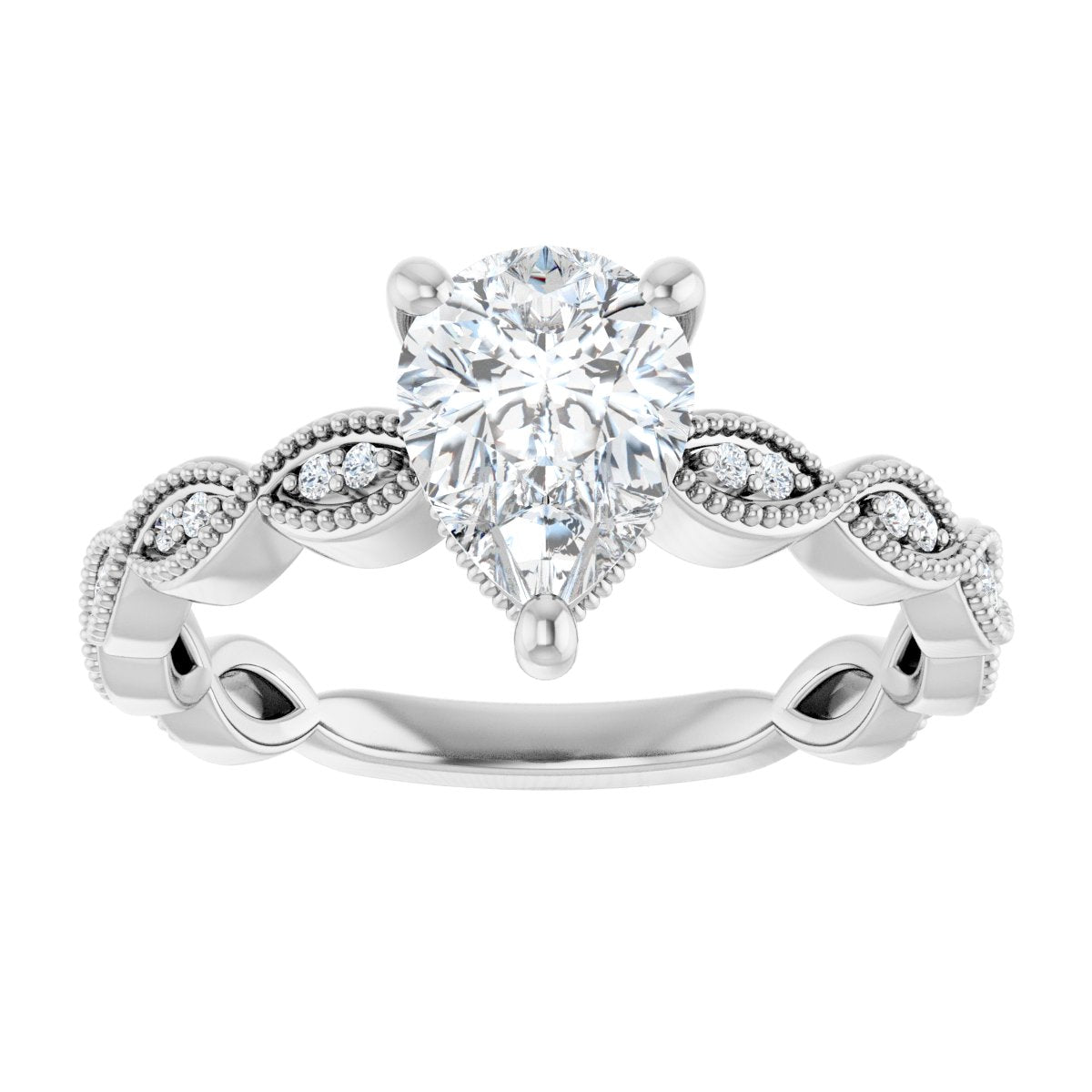 Accented Engagement Ring