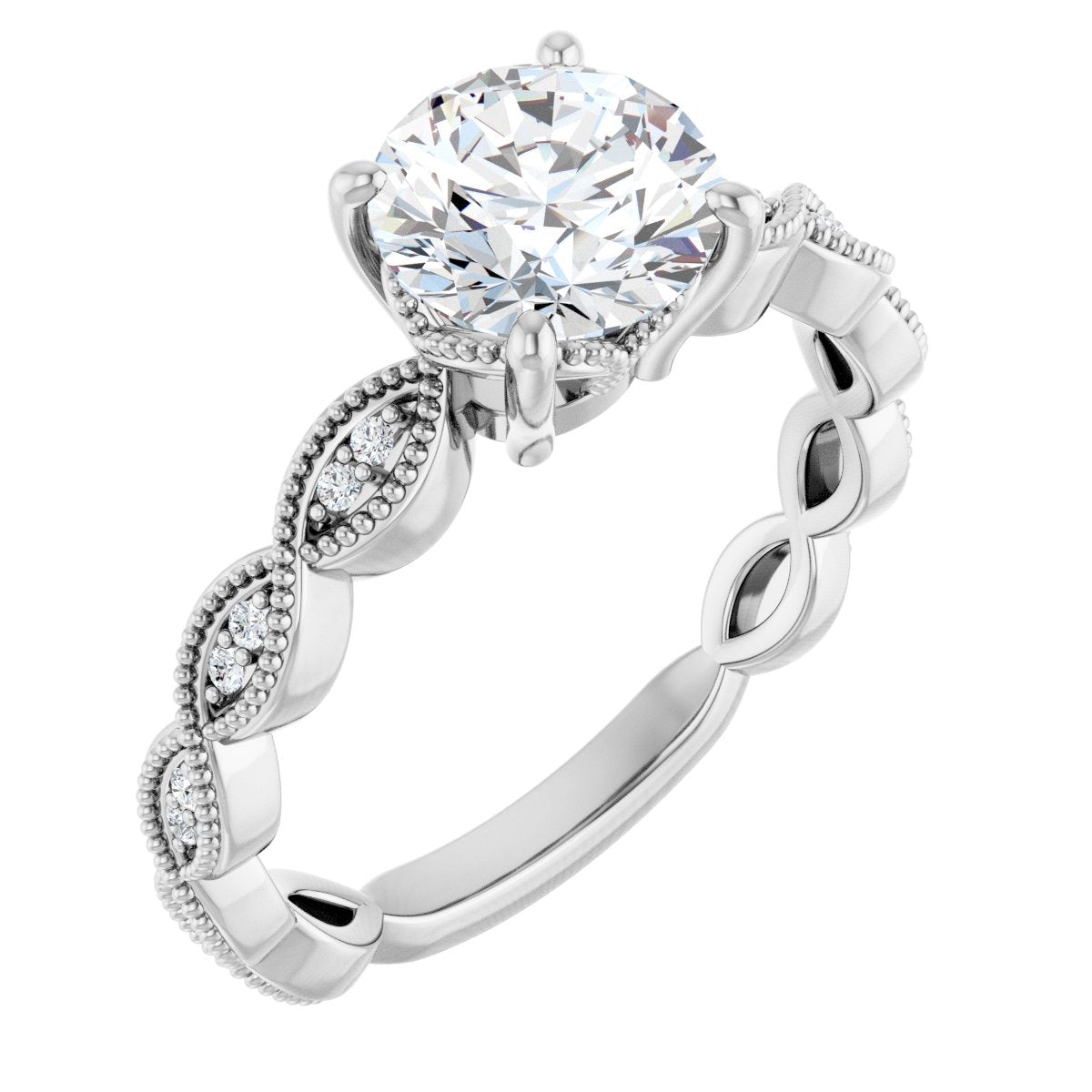 Accented Engagement Ring