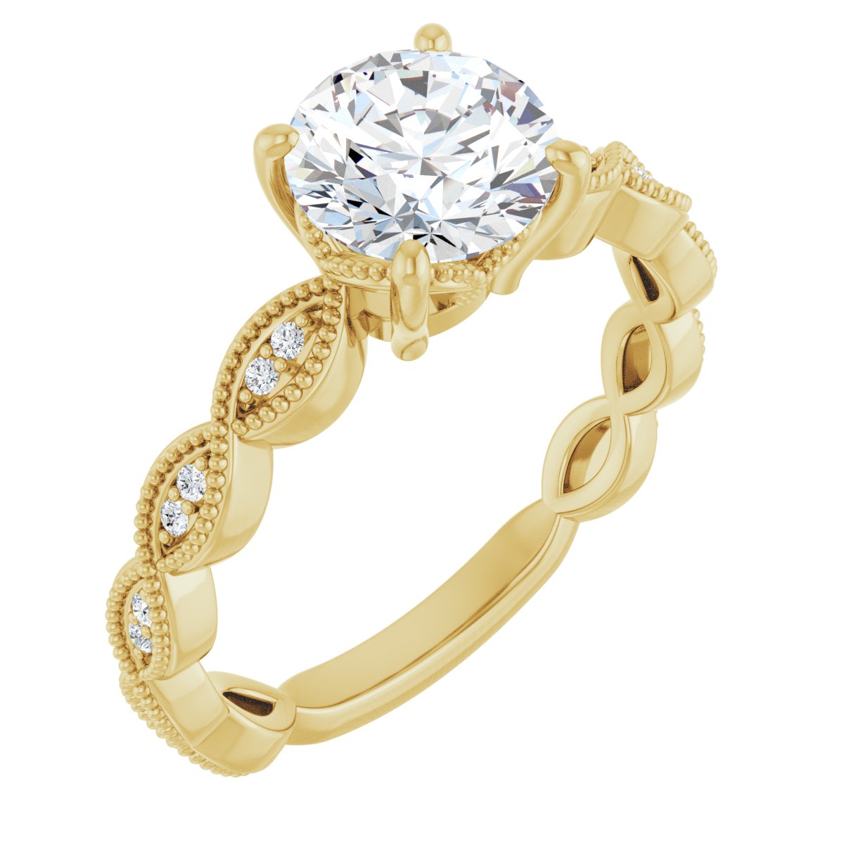 Accented Engagement Ring